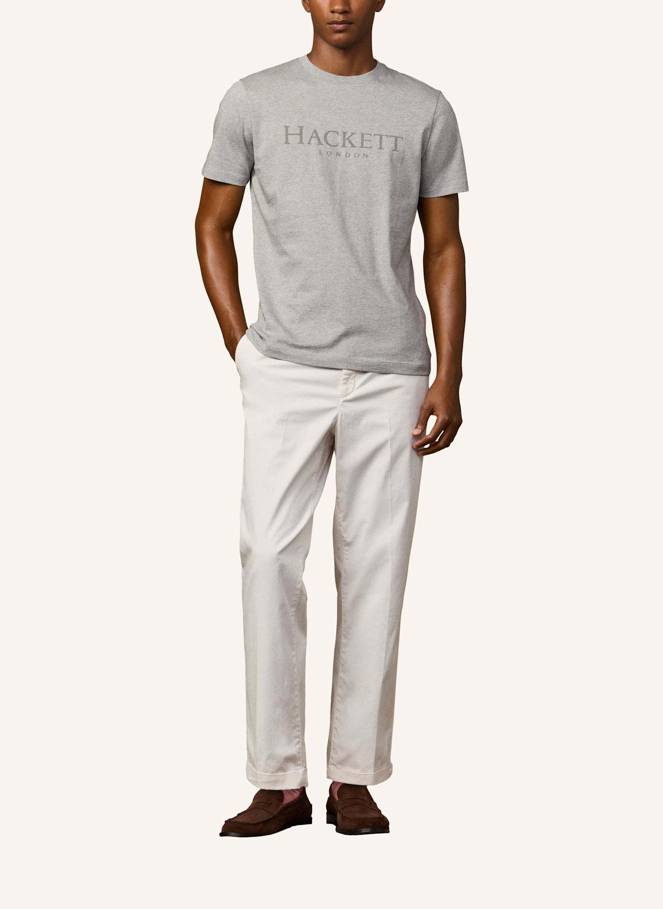 HACKETT LONDON T-Shirt HERITAGE ESS TEE: HELLGRAU