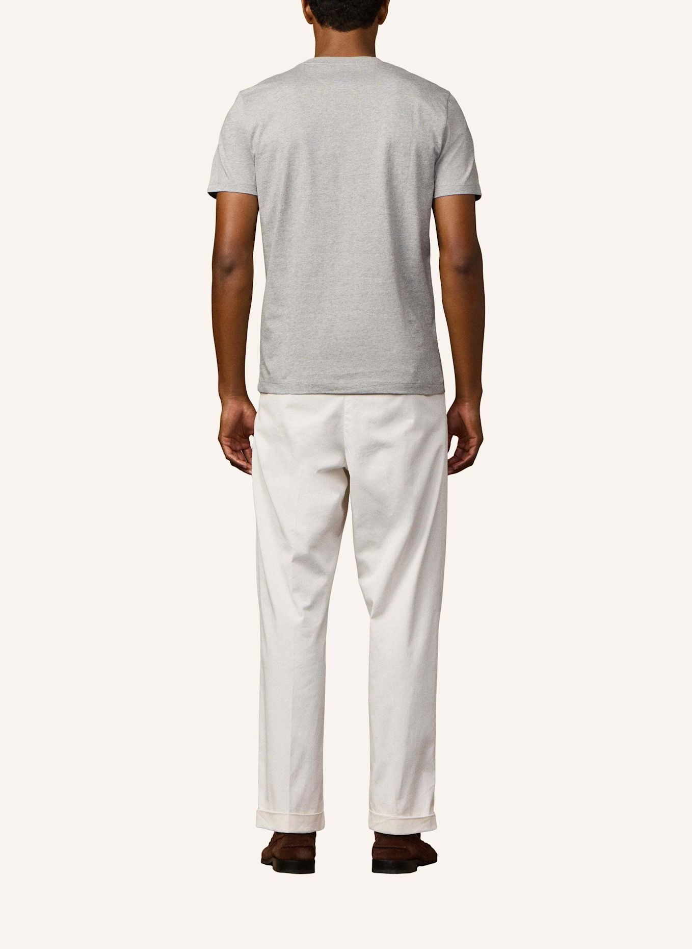 HACKETT LONDON T-Shirt HERITAGE ESS TEE: HELLGRAU