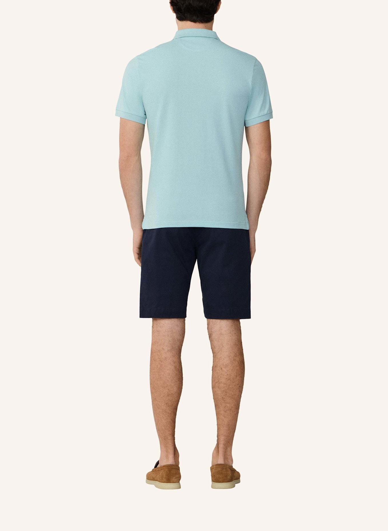 HACKETT LONDON Poloshirt SLIM FIT LOGO: HELLGRÜN