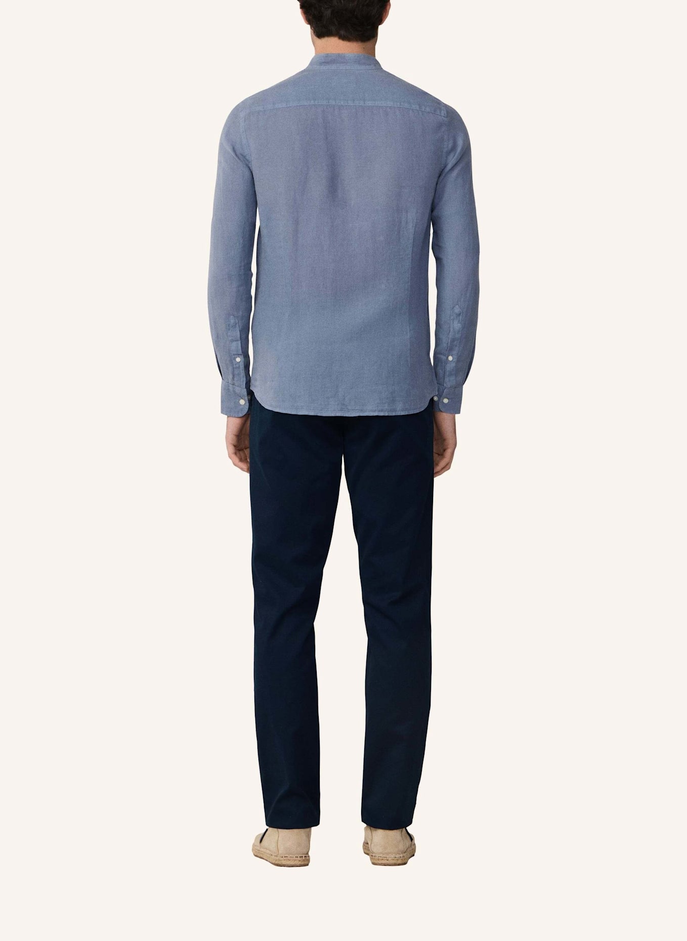 HACKETT LONDON Freizeithemd ESS GMD LINEN PORTER: BLAU