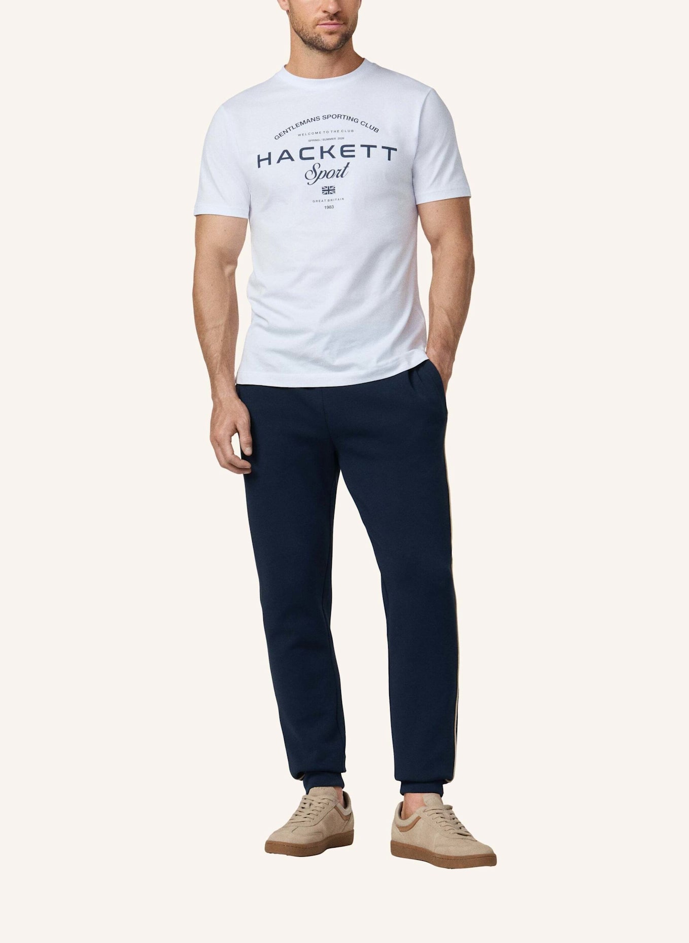 HACKETT LONDON Jogginghose HS ESSENTIAL JOGGER: DUNKELBLAU