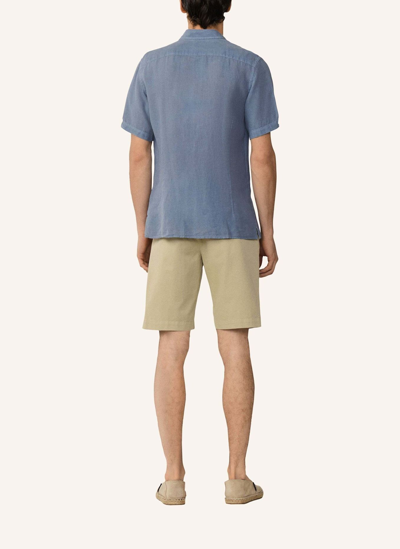 HACKETT LONDON Sweatshirt GMD LINEN SS: BLAU