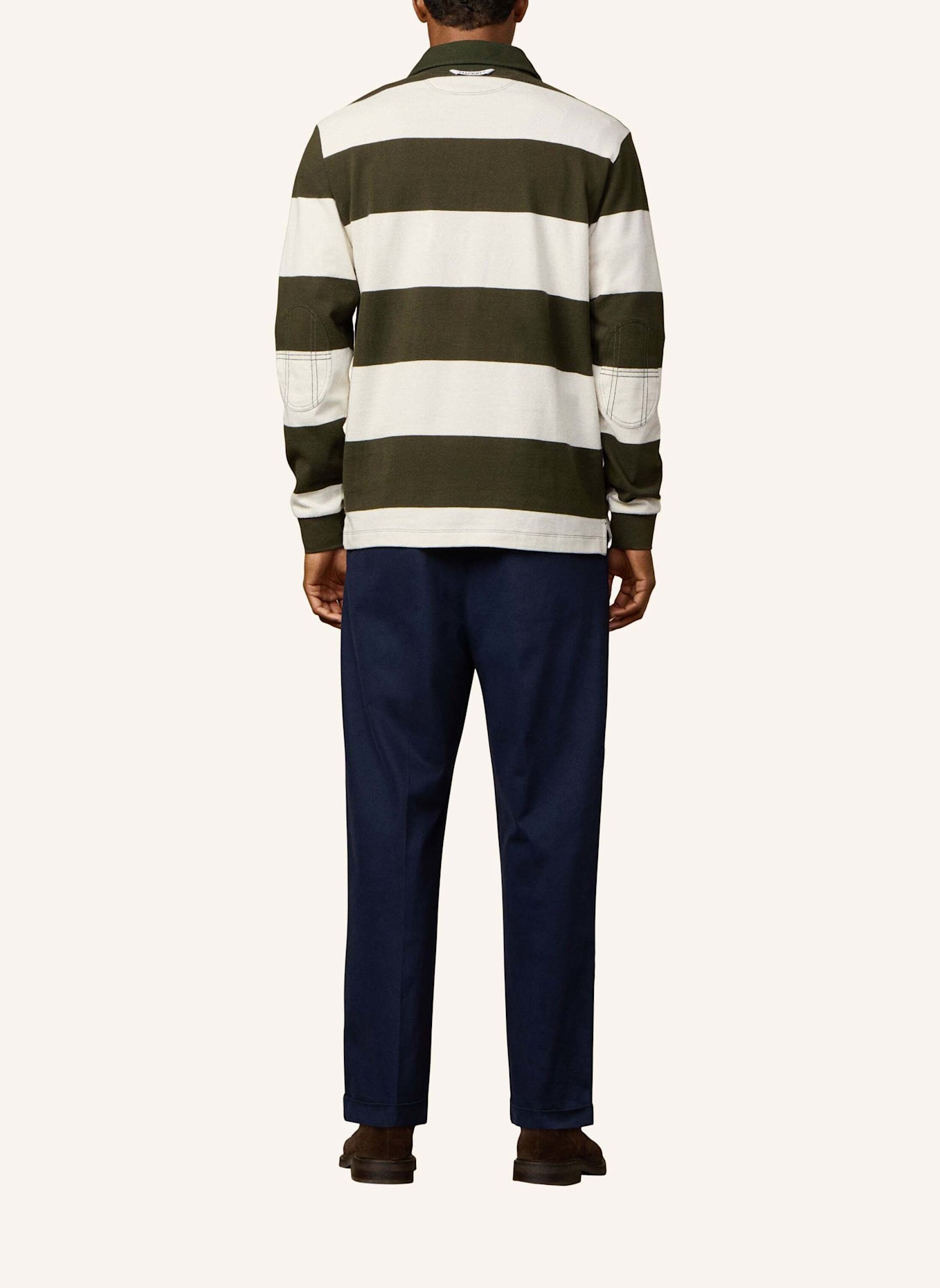 HACKETT LONDON Poloshirt HERITAGE BDG STR RBY: CREME