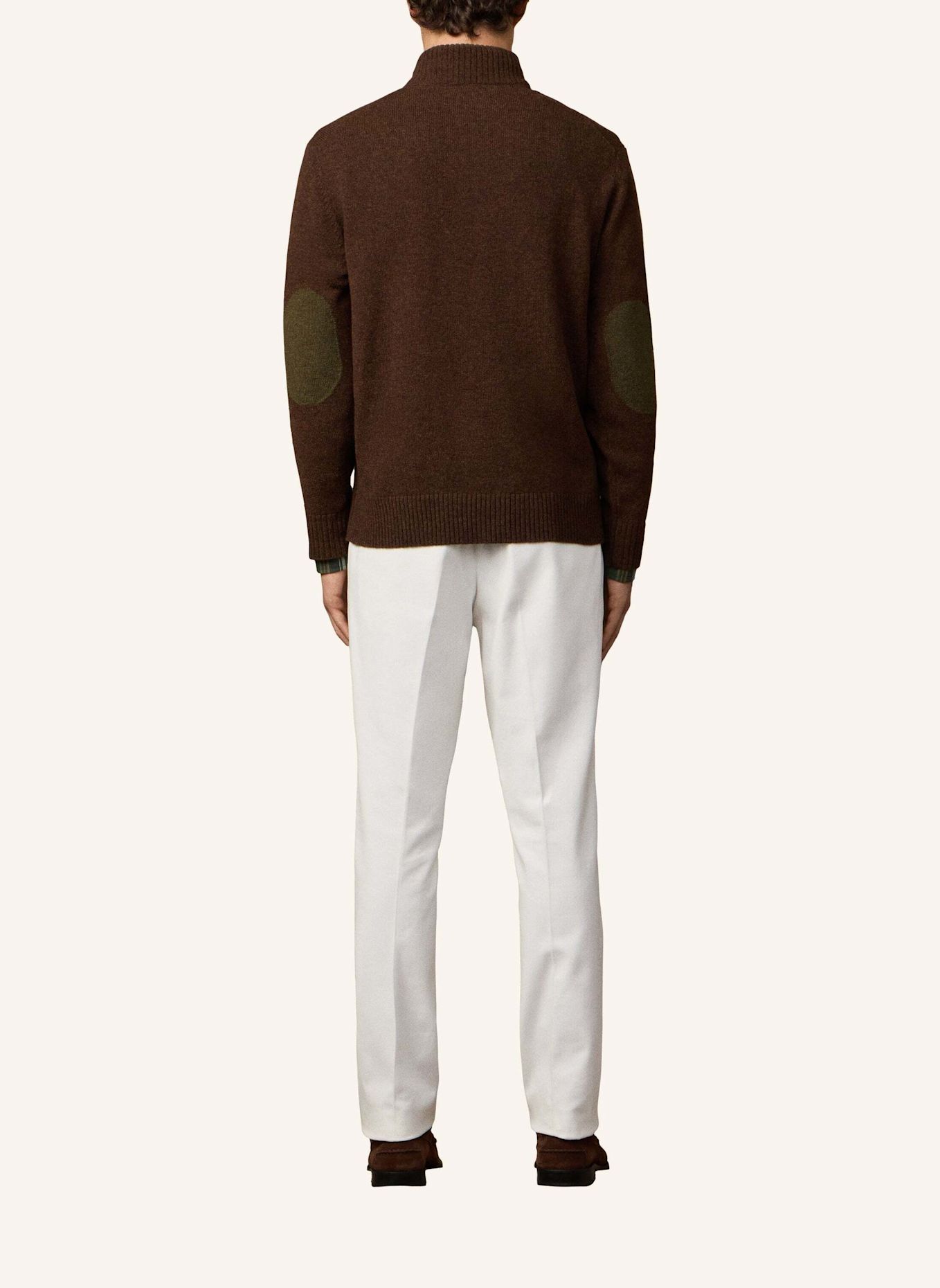 HACKETT LONDON Pullover ULTRA LW BLAZER.: DUNKELBRAUN