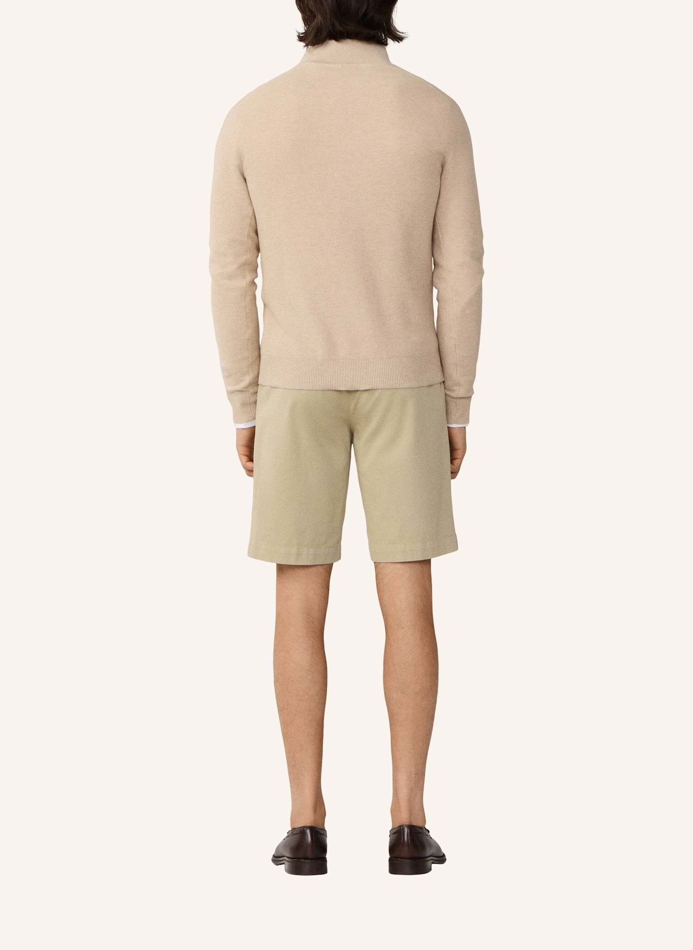 HACKETT LONDON Pullover HONEYCOMB HZIP: BEIGE