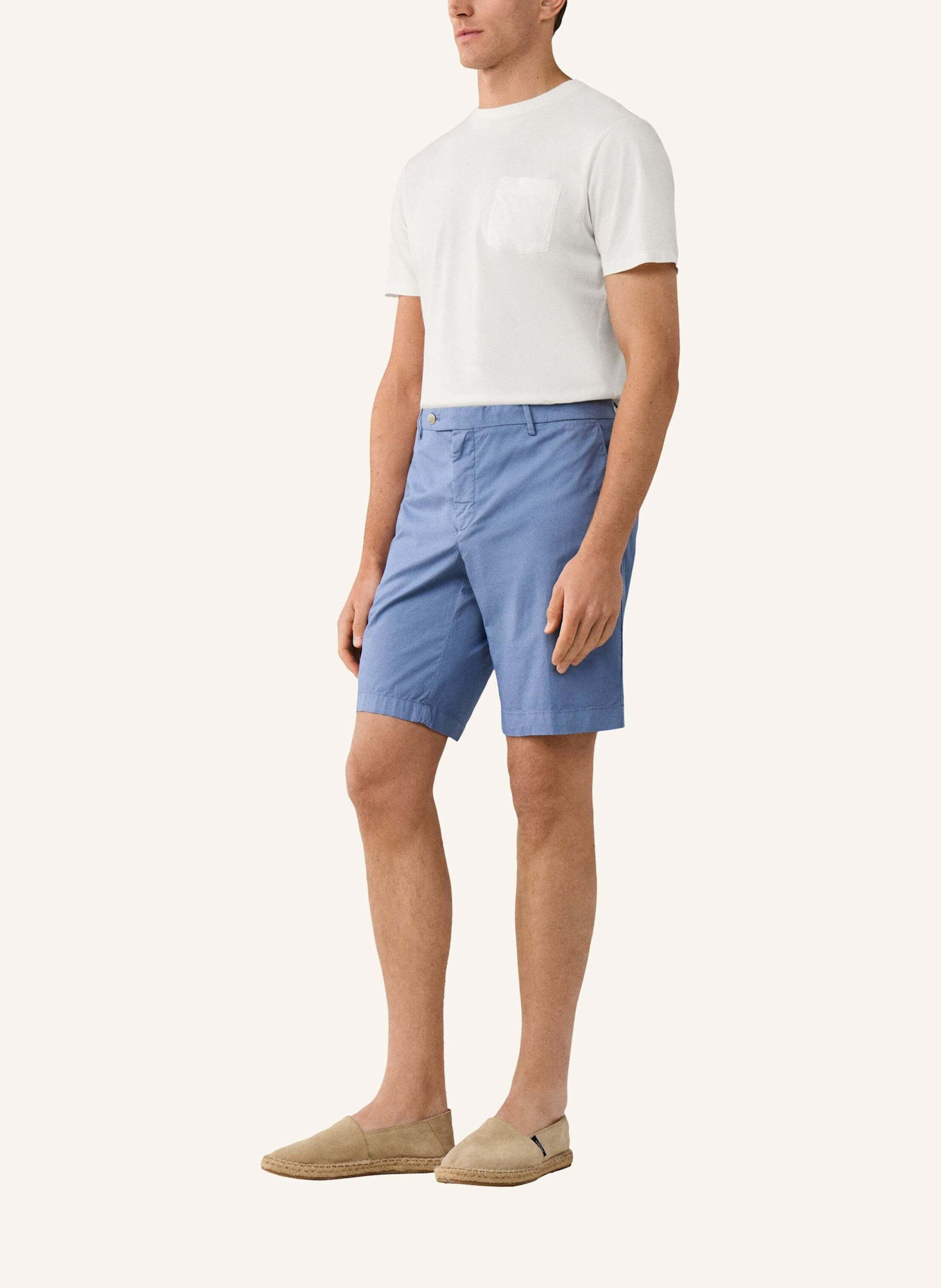 HACKETT LONDON Shorts ULTRA LW CHINO SHRT: BLAU
