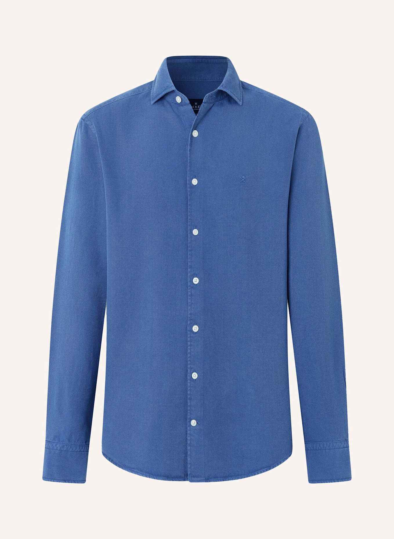 HACKETT LONDON Freizeithemd GMD TEXTURE: BLAU