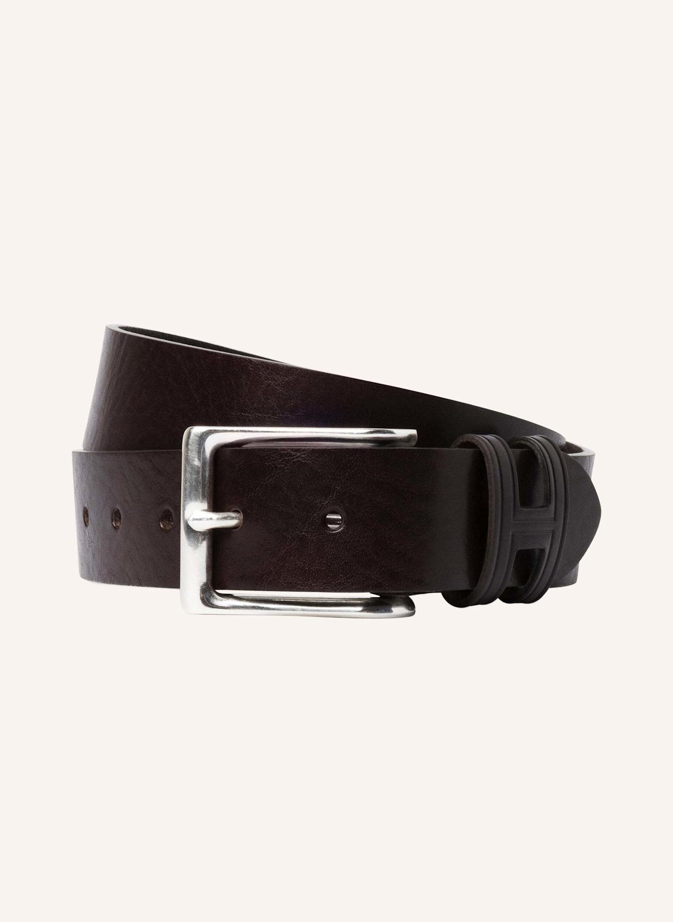 HACKETT LONDON Gürtel TACK STITCH H KEEPER: BRAUN