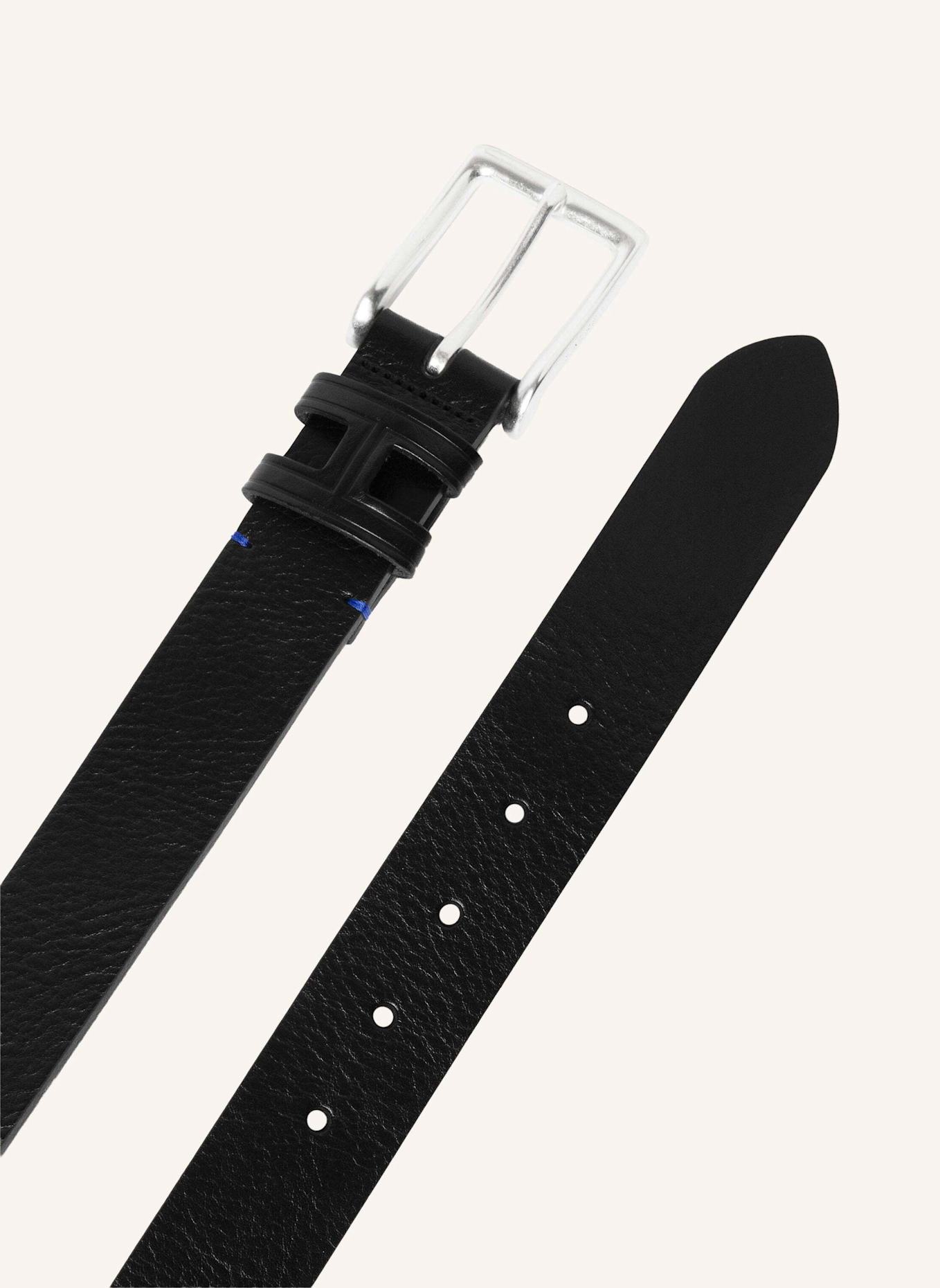 HACKETT LONDON Gürtel TACK STITCH H KEEPER: SCHWARZ