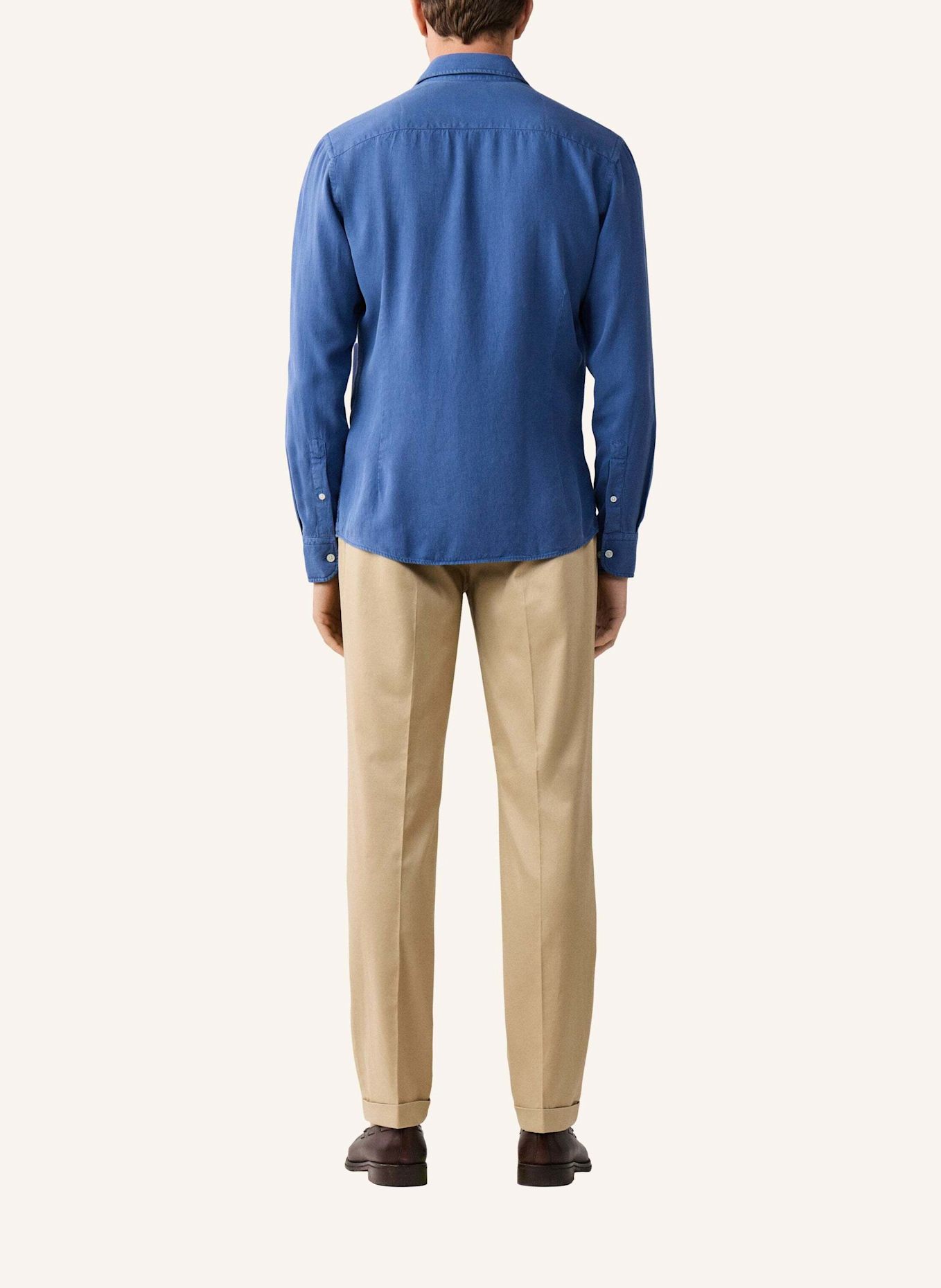 HACKETT LONDON Freizeithemd GMD TEXTURE: BLAU
