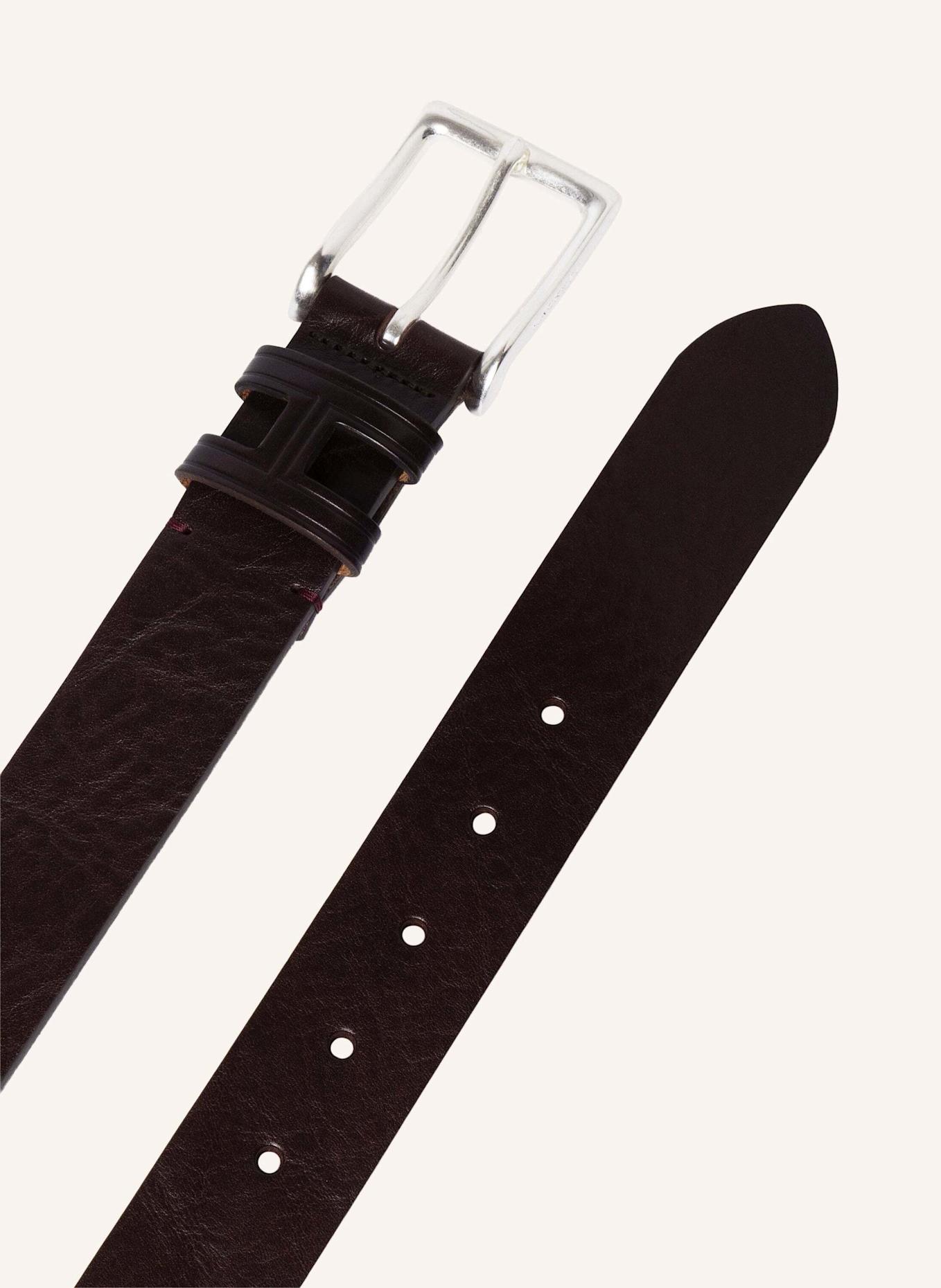 HACKETT LONDON Gürtel TACK STITCH H KEEPER: BRAUN