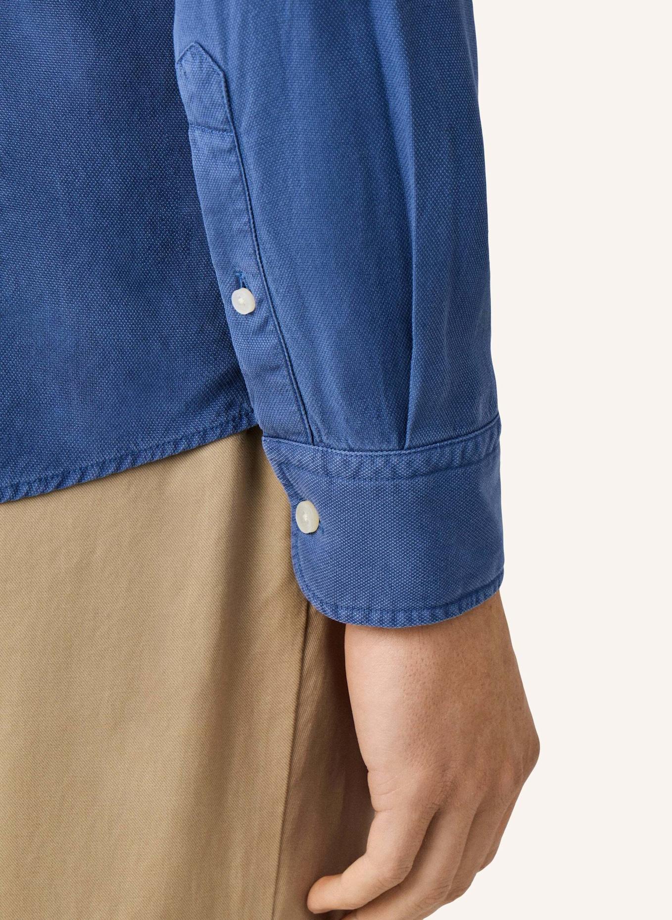 HACKETT LONDON Freizeithemd GMD TEXTURE: BLAU