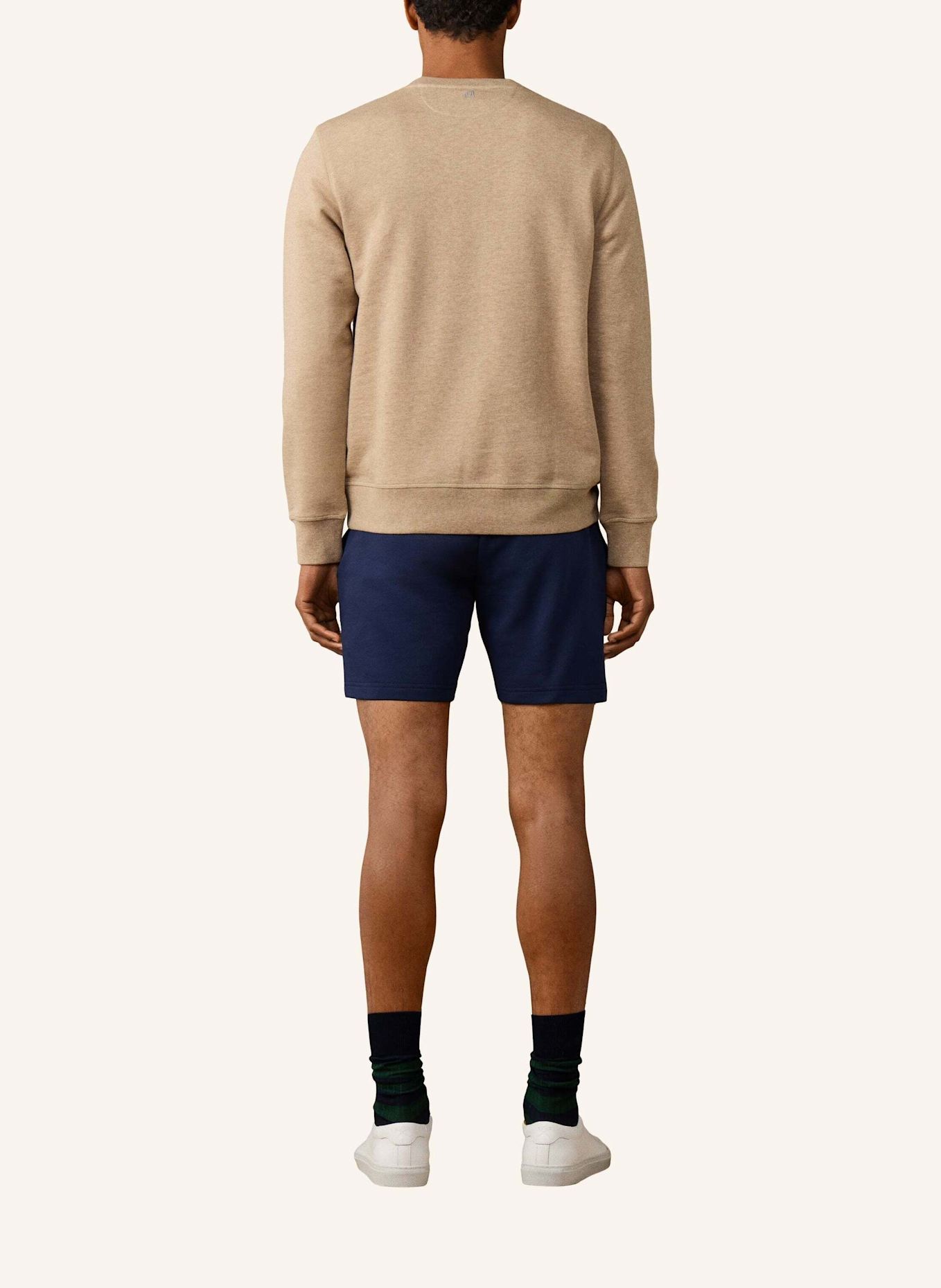 HACKETT LONDON Sweatshirt HERITAGE H CREW: CAMEL