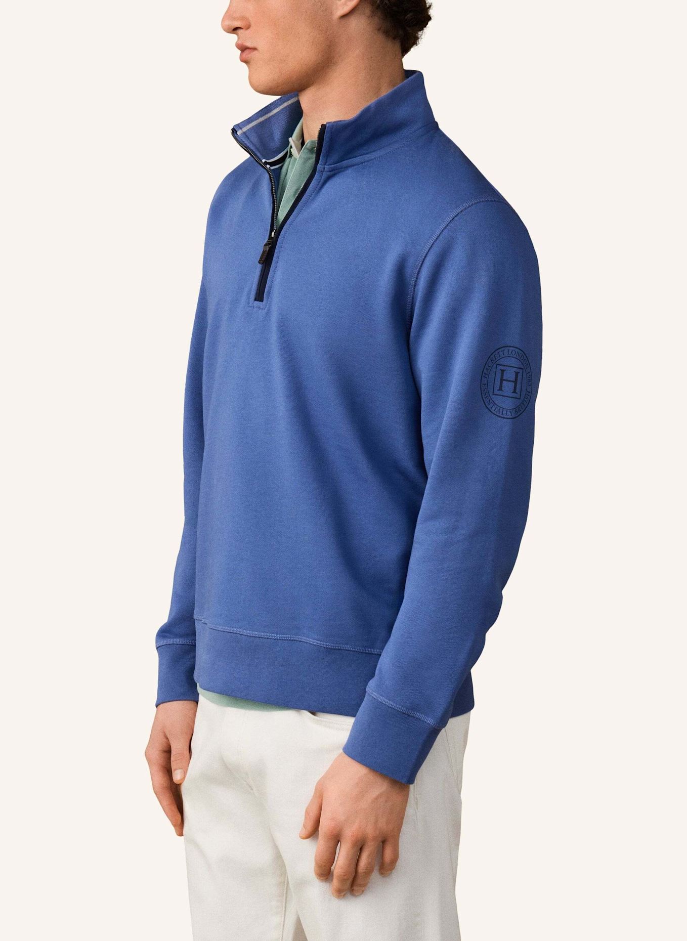 HACKETT LONDON Sweatshirt HERITAGE H HZ: BLAU