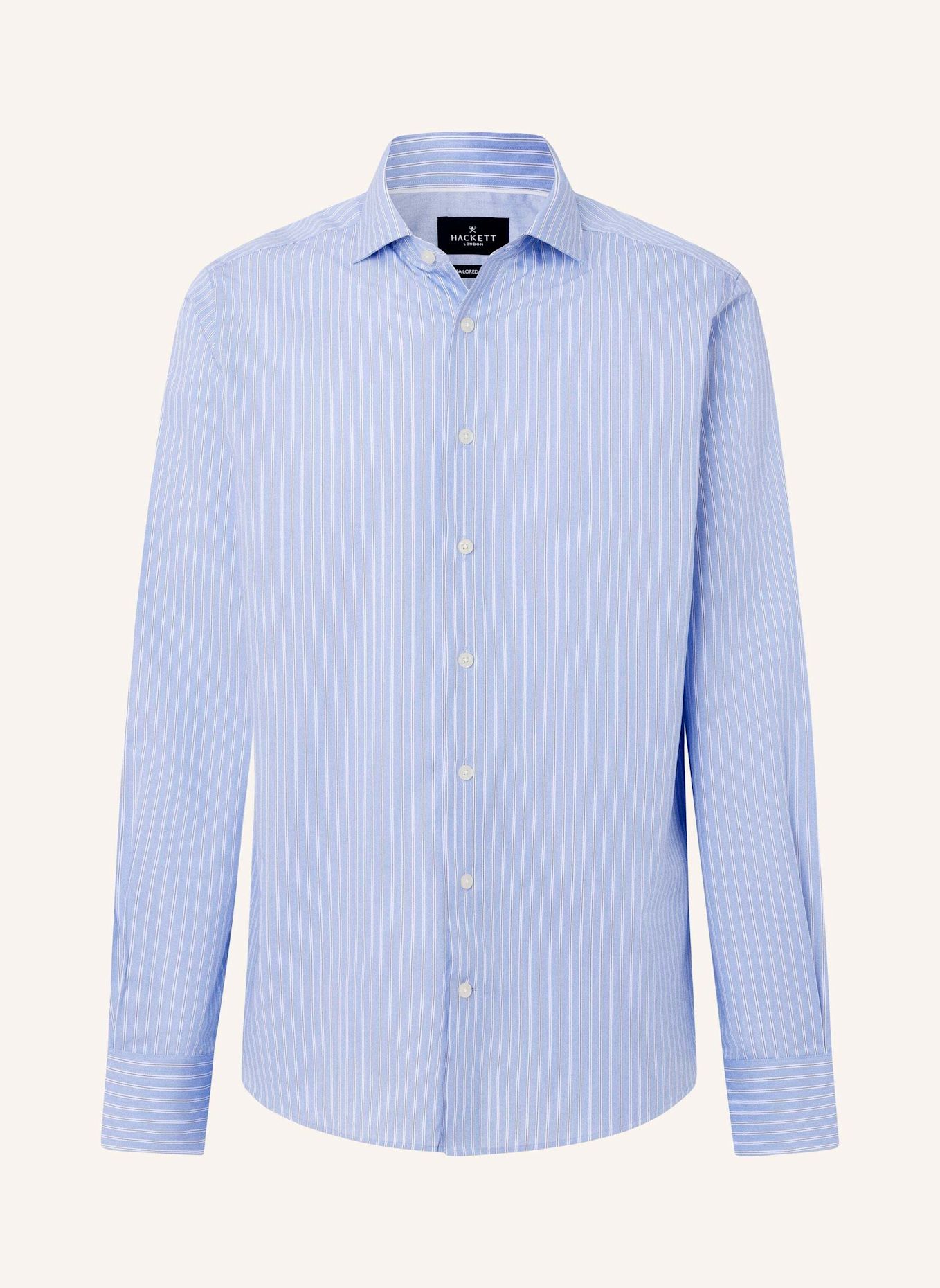 HACKETT LONDON Freizeithemd TWILL PARALLEL STR: HELLBLAU