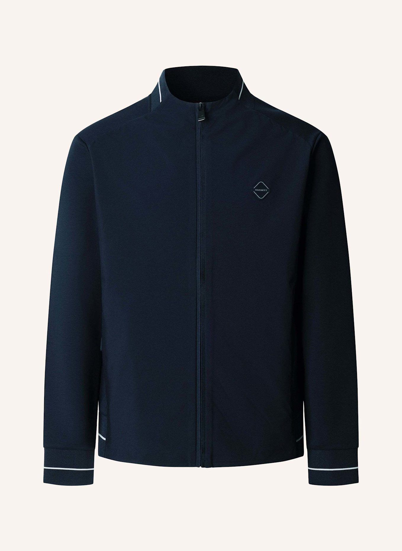 HACKETT LONDON Sweatshirt HS TECH TRACK FZ: DUNKELBLAU