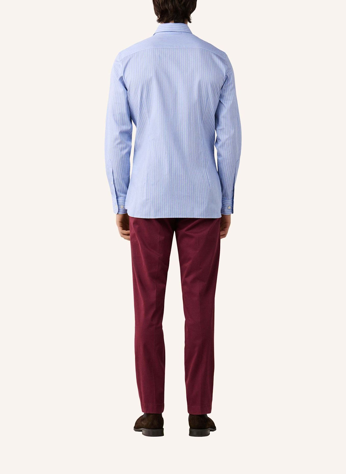 HACKETT LONDON Freizeithemd TWILL PARALLEL STR: HELLBLAU