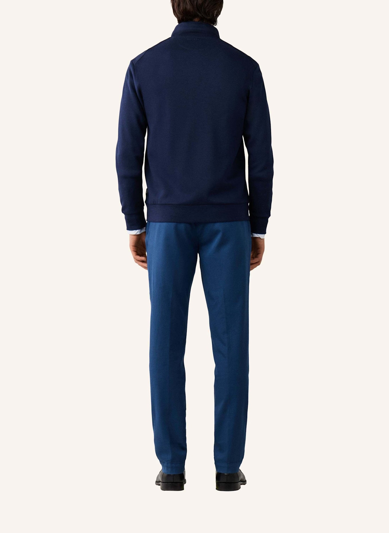 HACKETT LONDON Sweatshirt TTVL FULL ZIP: BLAU
