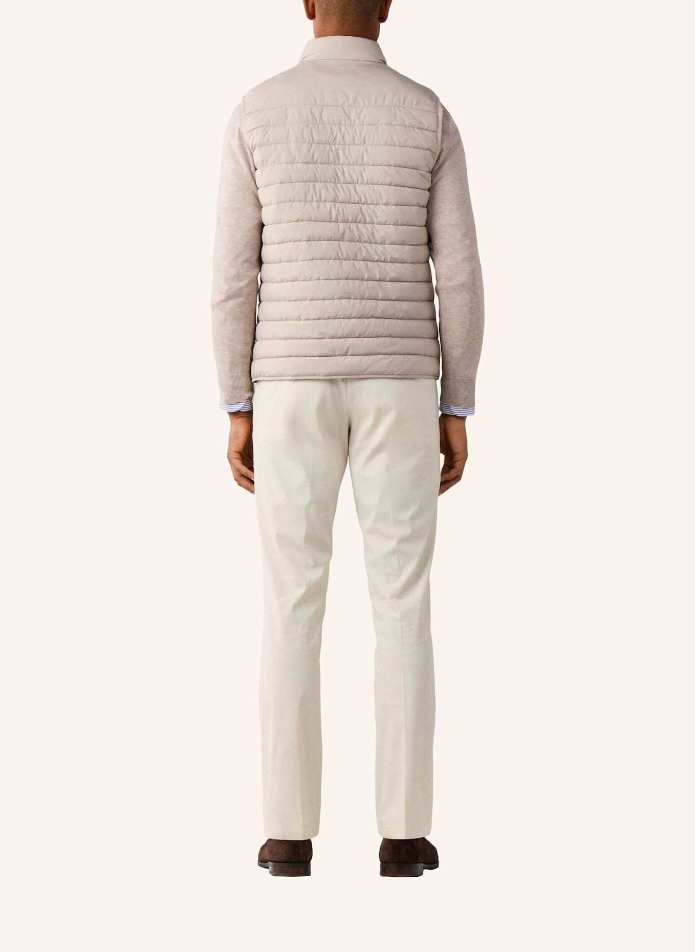 HACKETT LONDON Gilet ULTRA LW GILET: BEIGE