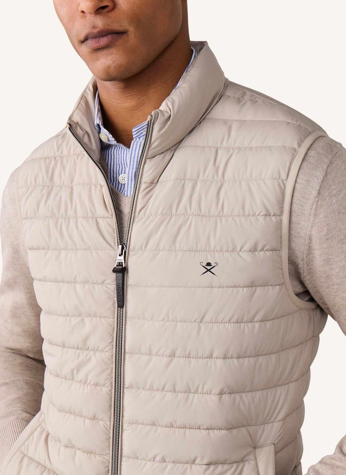 HACKETT LONDON Gilet ULTRA LW GILET: BEIGE