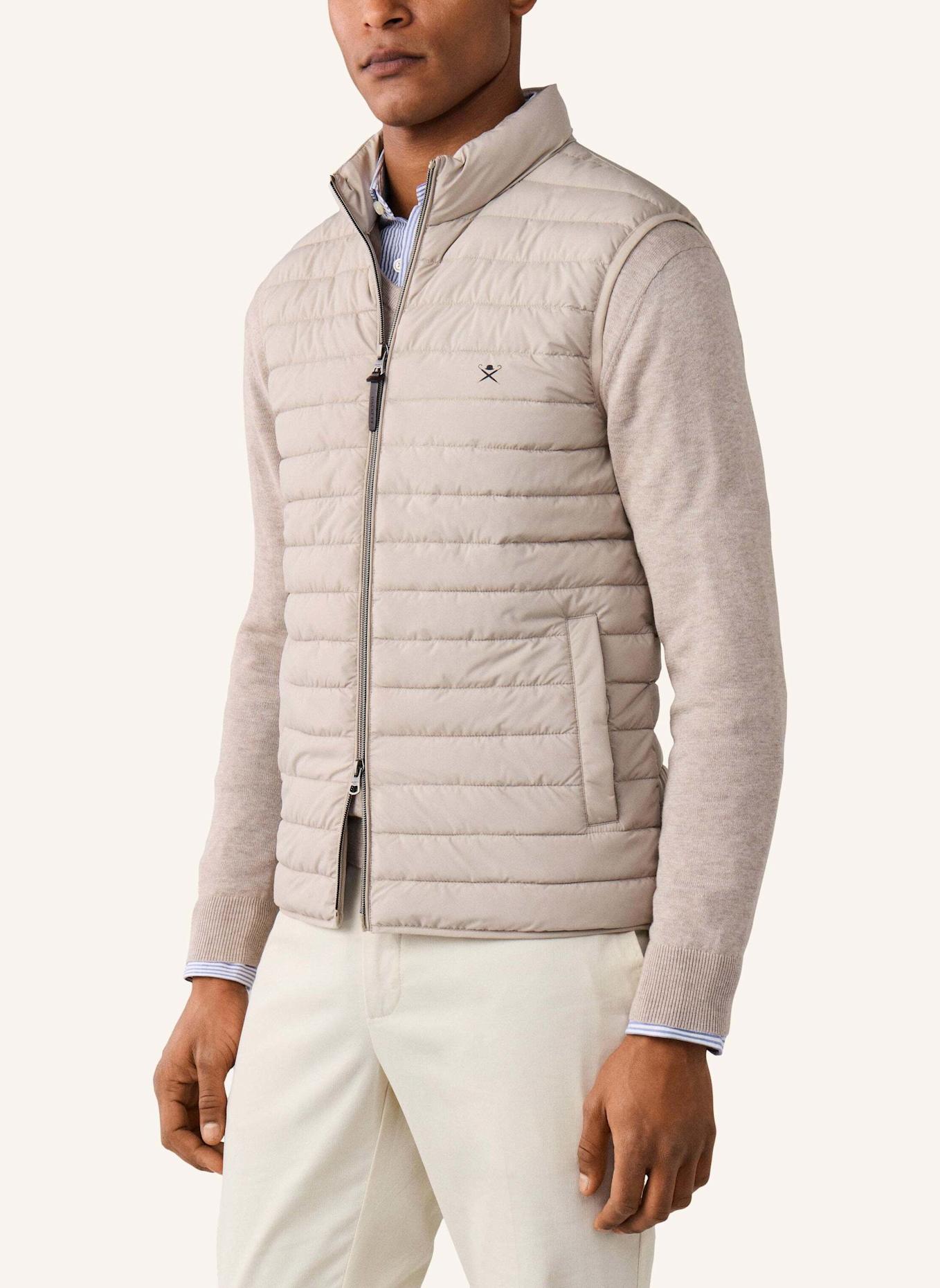 HACKETT LONDON Gilet ULTRA LW GILET: BEIGE