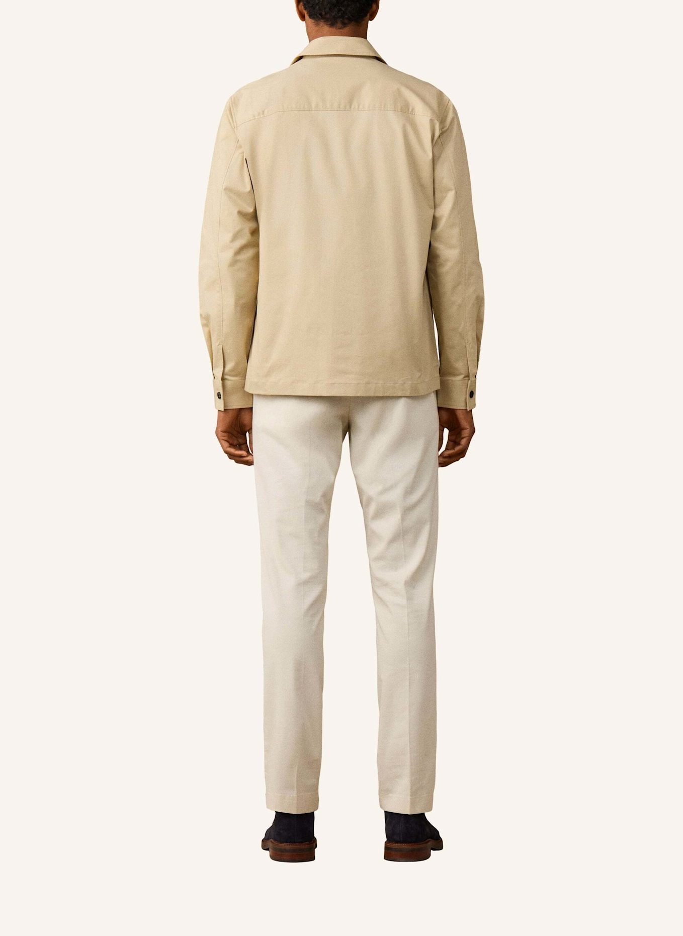 HACKETT LONDON Overjacket HERITAGE OVERSHIRT: BEIGE