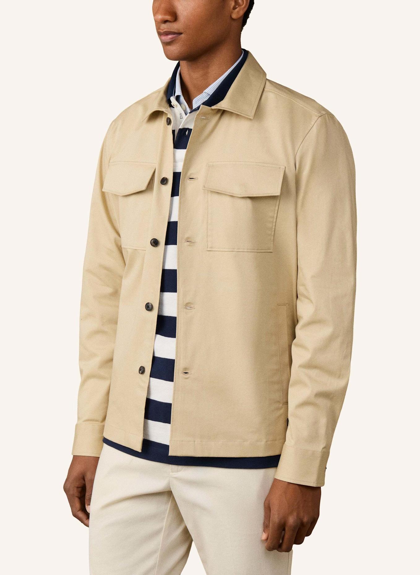 HACKETT LONDON Overjacket HERITAGE OVERSHIRT: BEIGE