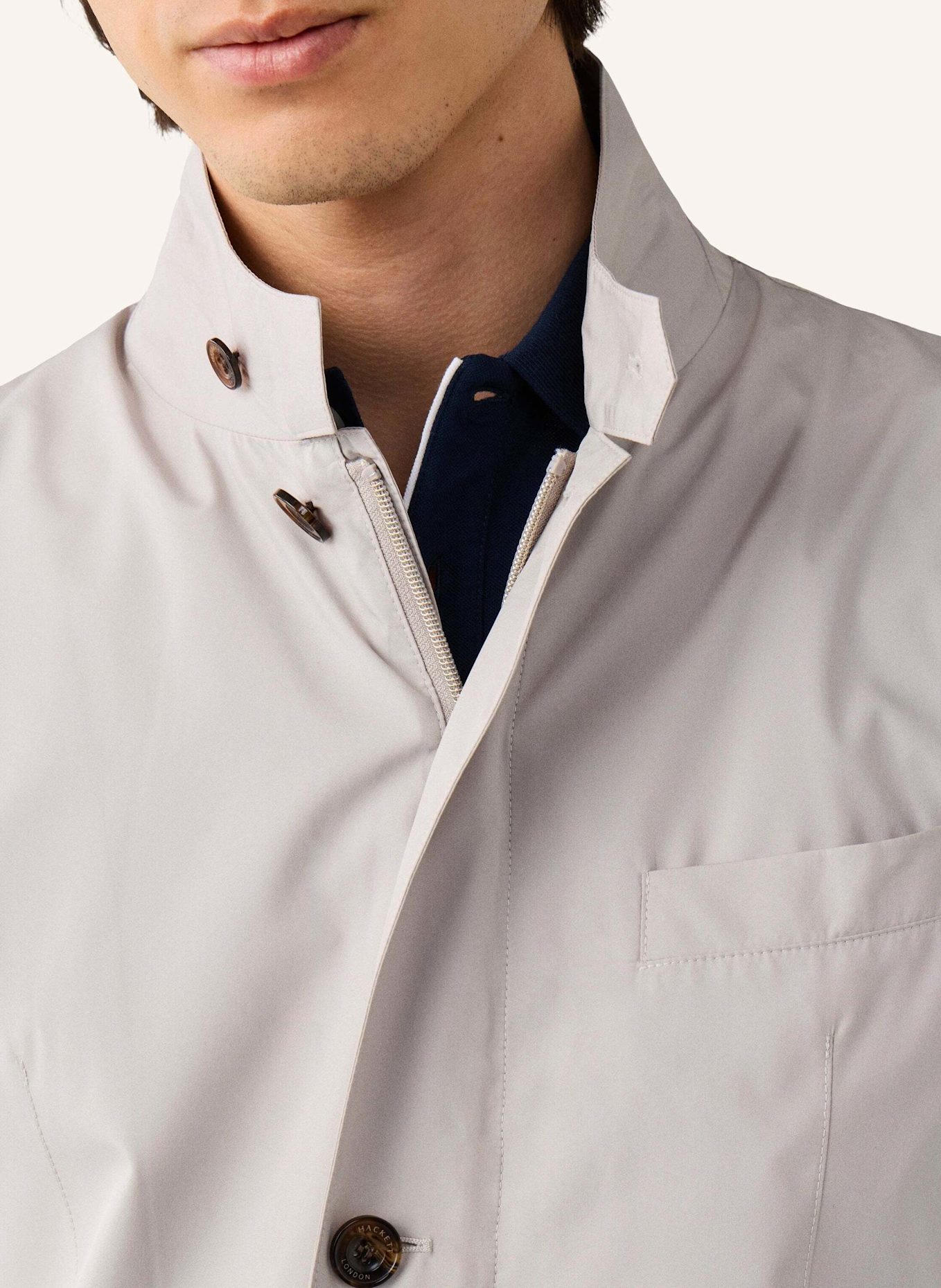 HACKETT LONDON Fieldjacket LW BLAZER: GRAU