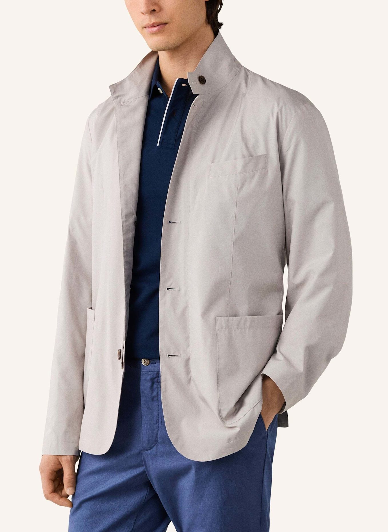 HACKETT LONDON Fieldjacket LW BLAZER: GRAU