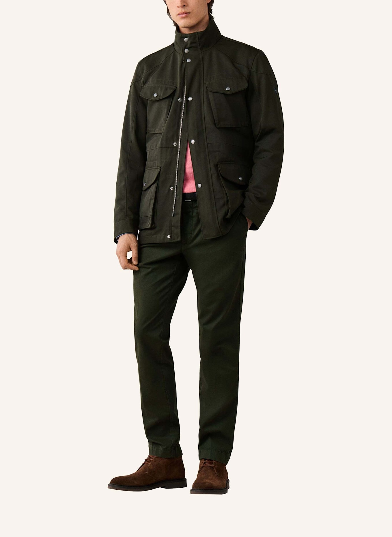 HACKETT LONDON Chino CHINO KENSINGTON: GRÜN