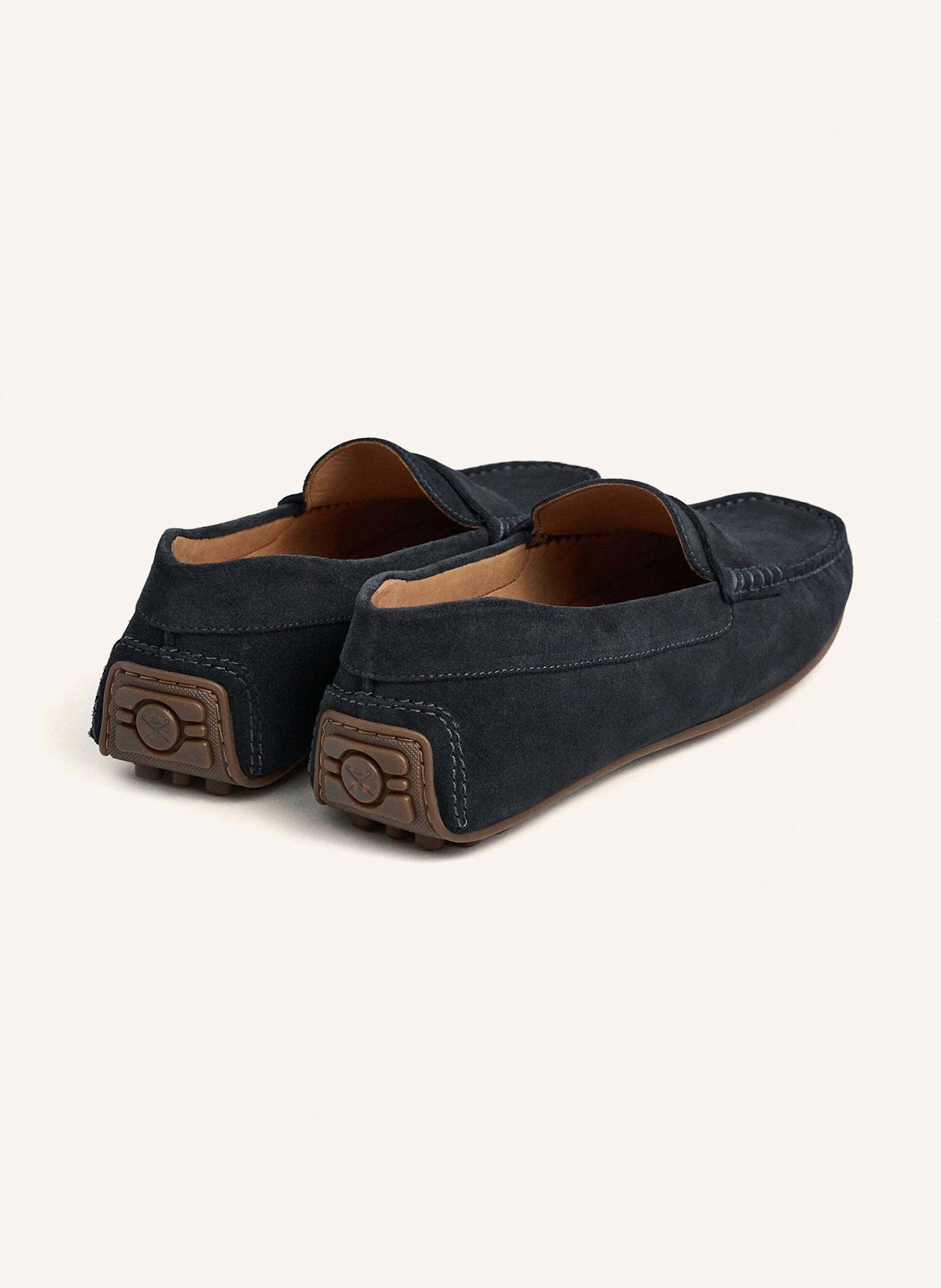 HACKETT LONDON Loafer DRIVER SADDLE: DUNKELBLAU