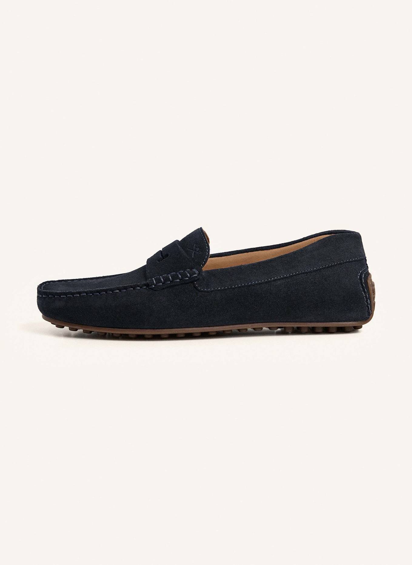 HACKETT LONDON Loafer DRIVER SADDLE: DUNKELBLAU