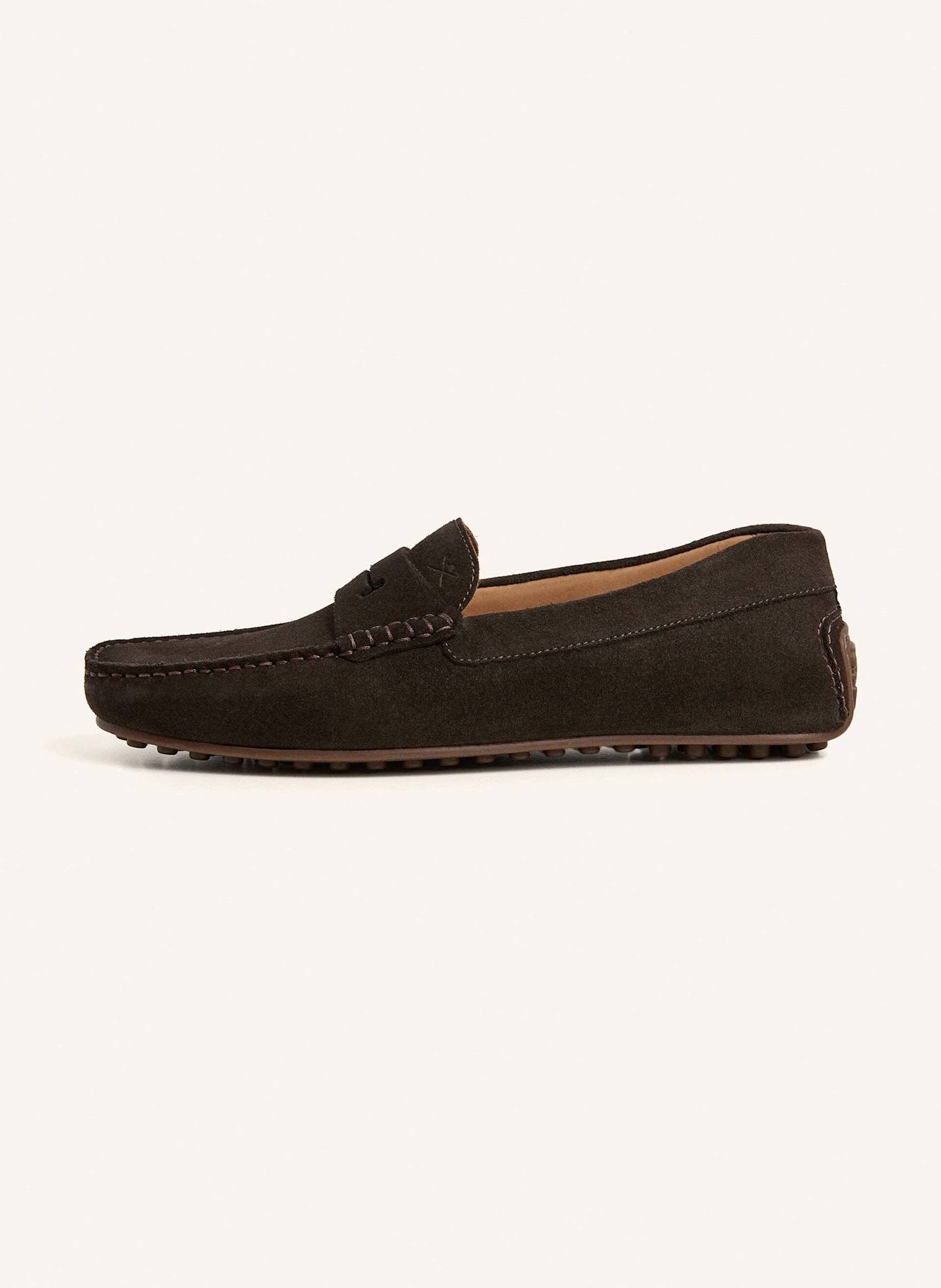 HACKETT LONDON Loafer DRIVER SADDLE: BRAUN