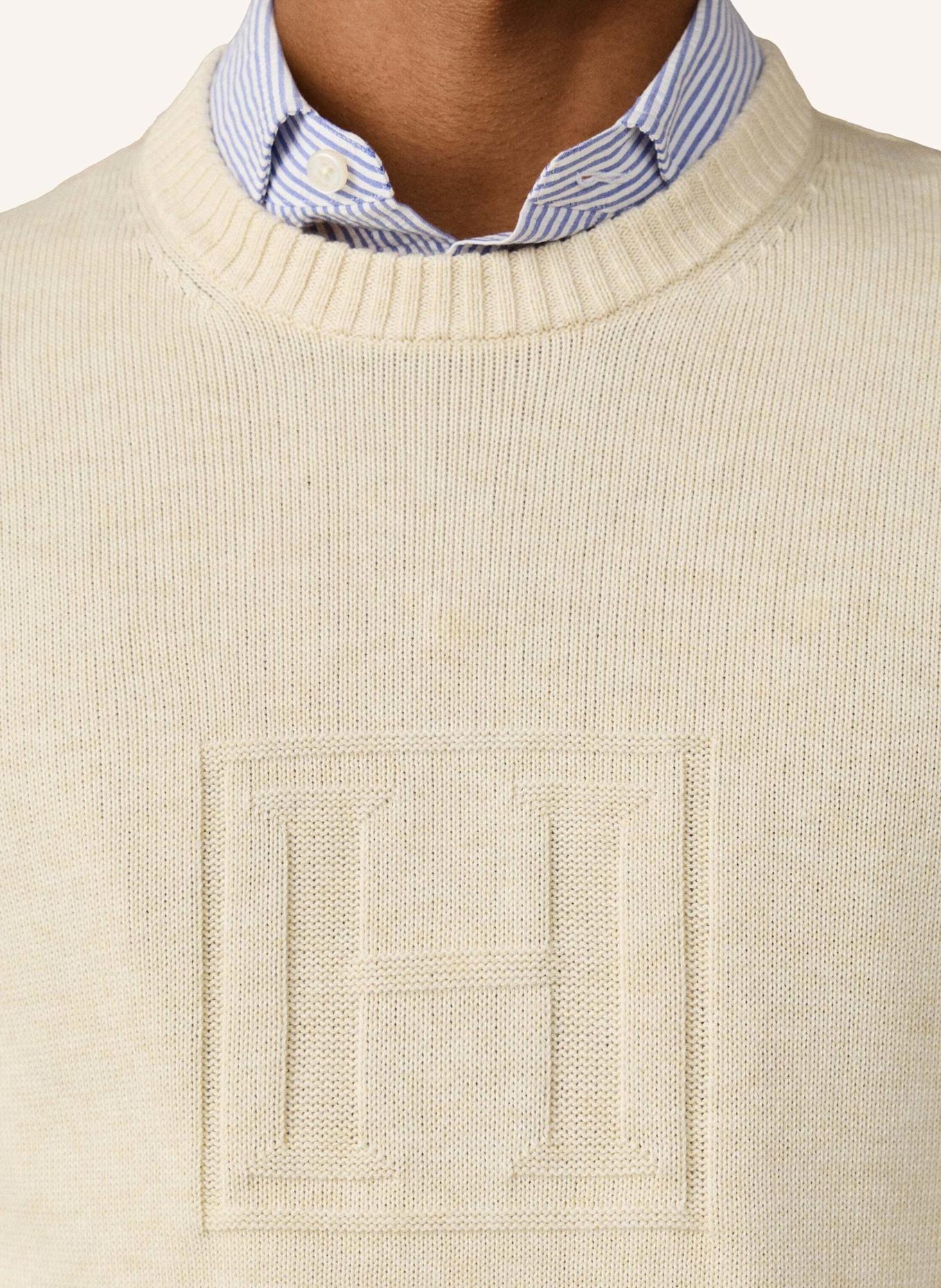 HACKETT LONDON Pullover HERITAGE H CREW: CREME
