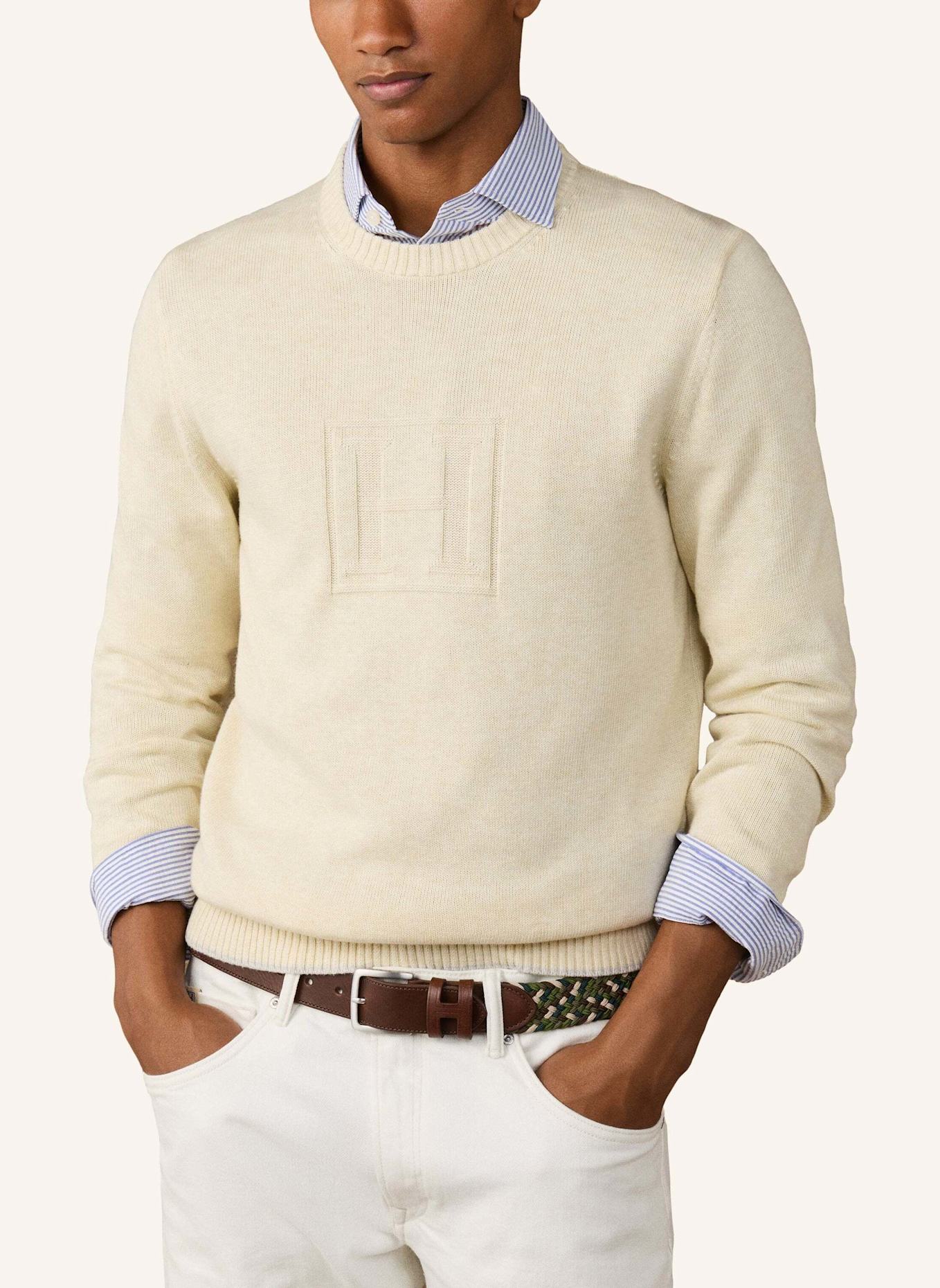 HACKETT LONDON Pullover HERITAGE H CREW: CREME