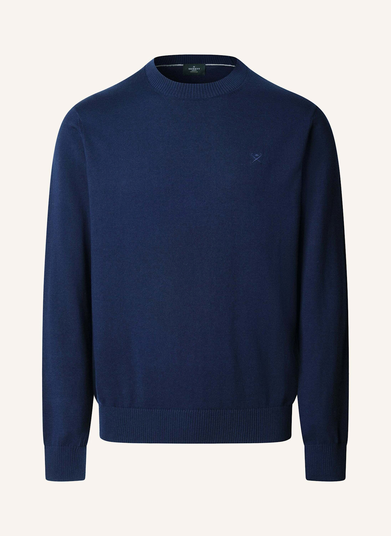 HACKETT LONDON Pullover ESS COTTON CREW: BLAU