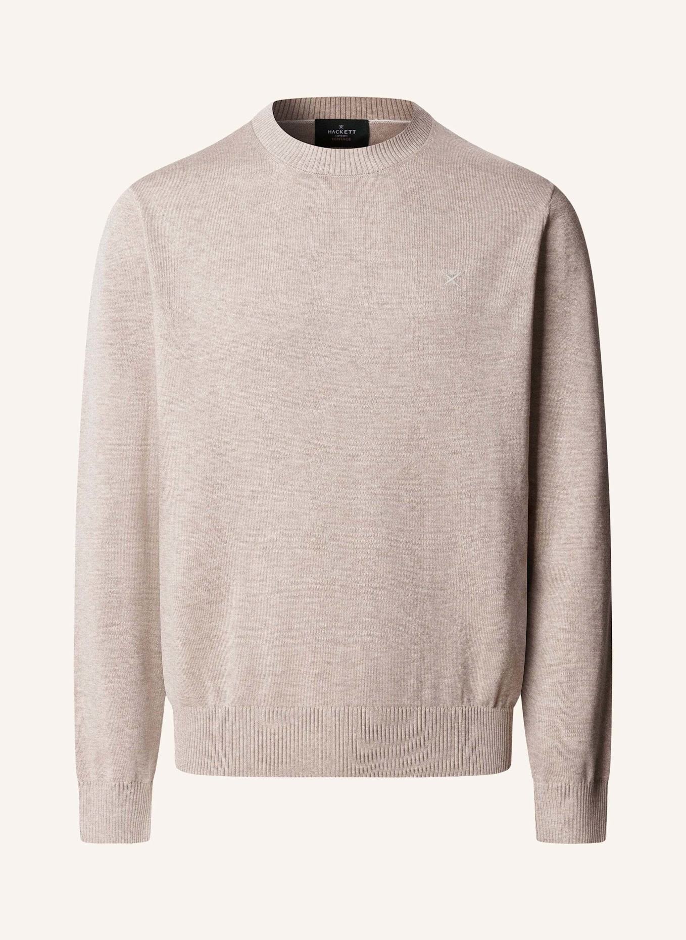 HACKETT LONDON Pullover ESS COTTON CREW: BEIGE