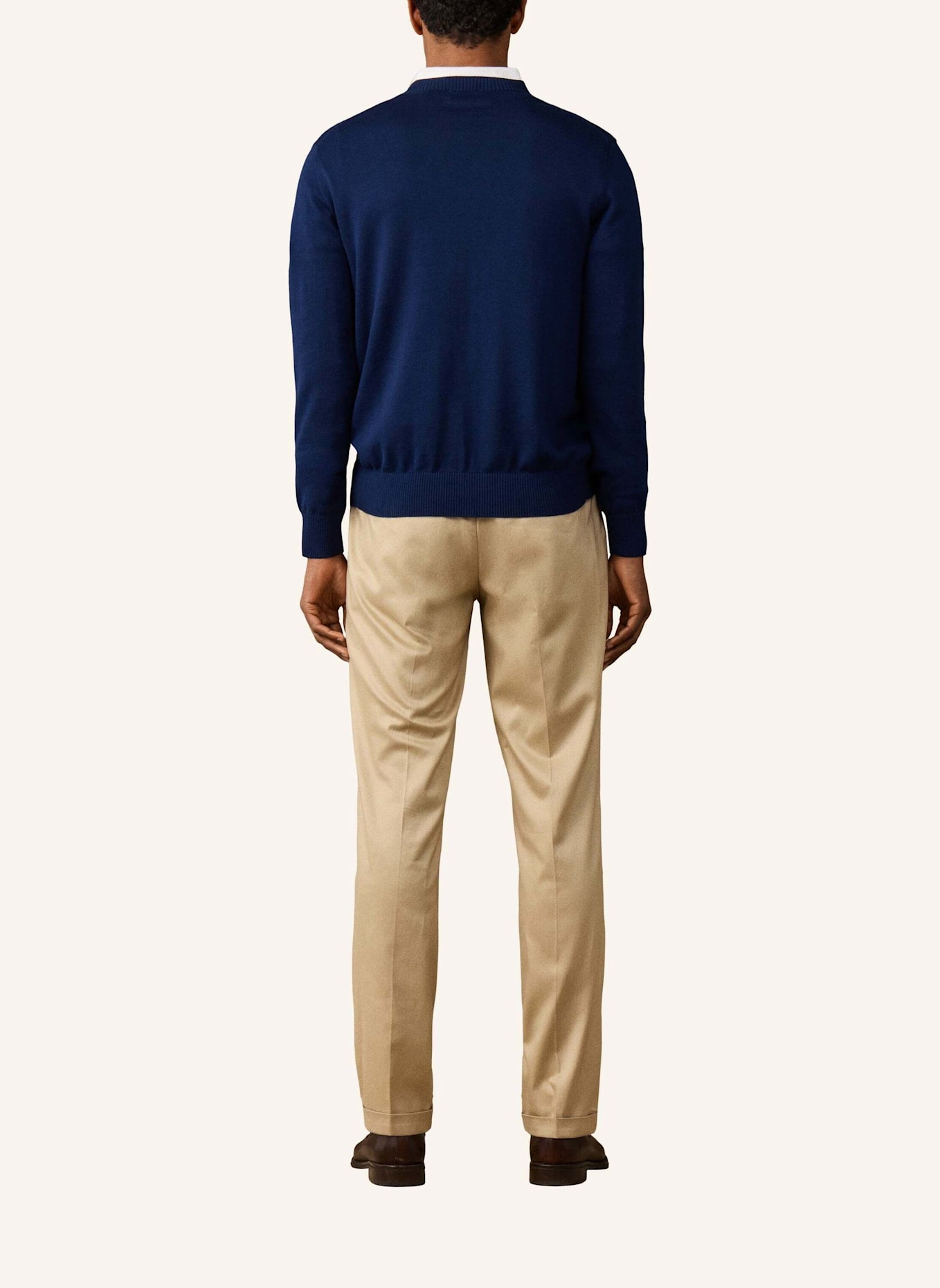 HACKETT LONDON Pullover ESS COTTON CREW: BLAU