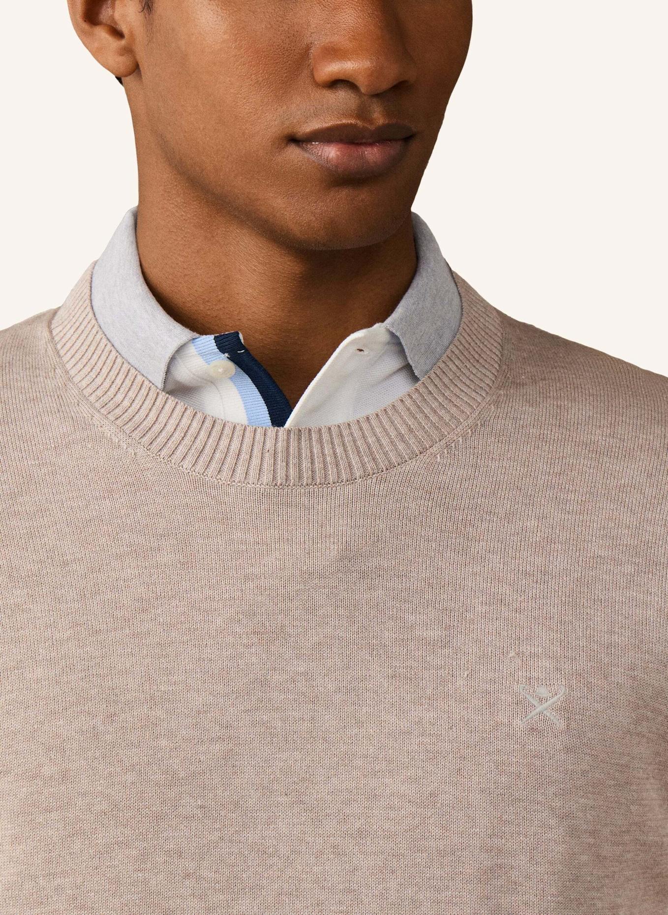 HACKETT LONDON Pullover ESS COTTON CREW: BEIGE