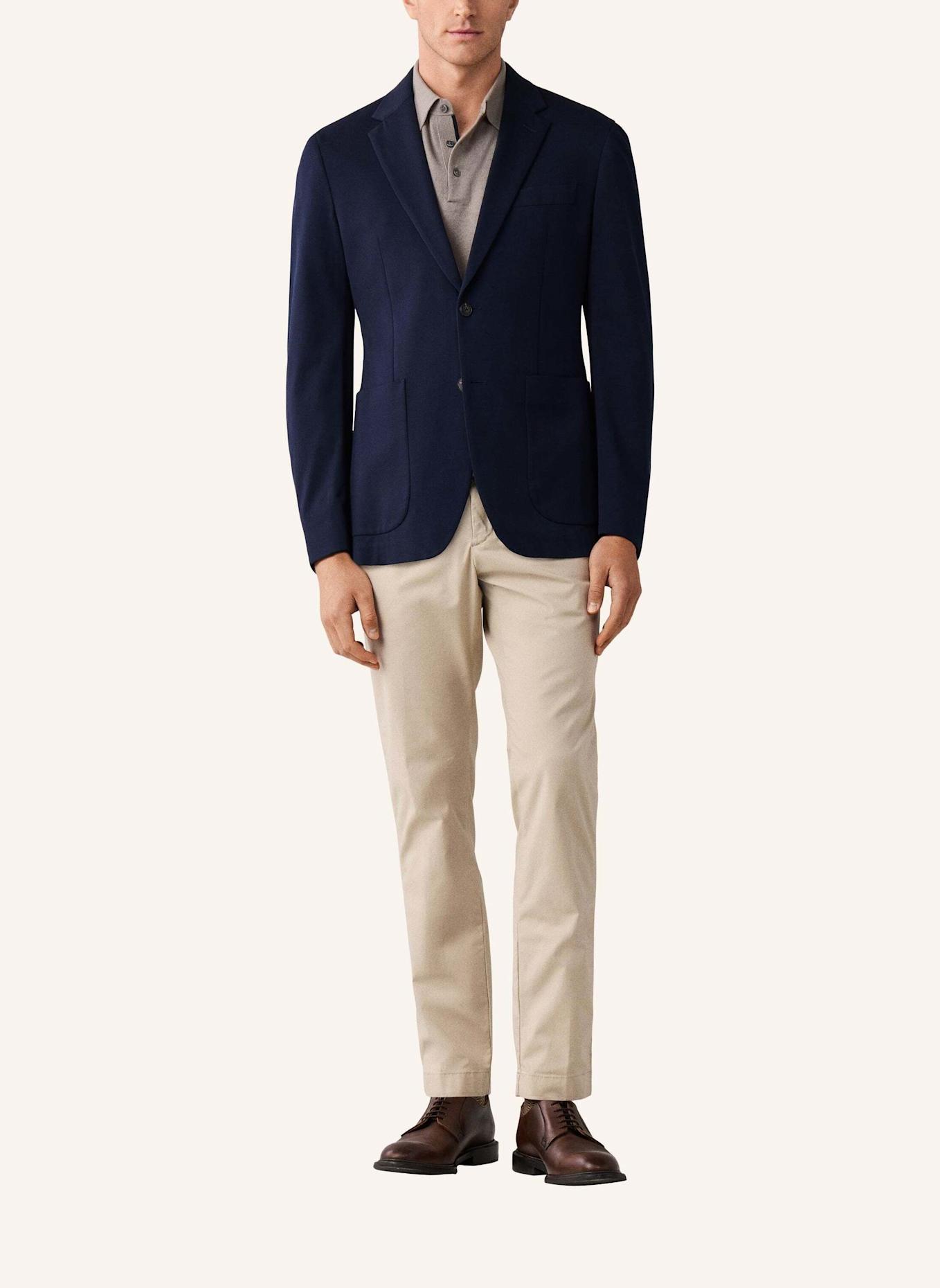 HACKETT LONDON Sakko TTVL JERSEY PIQUE: BLAU