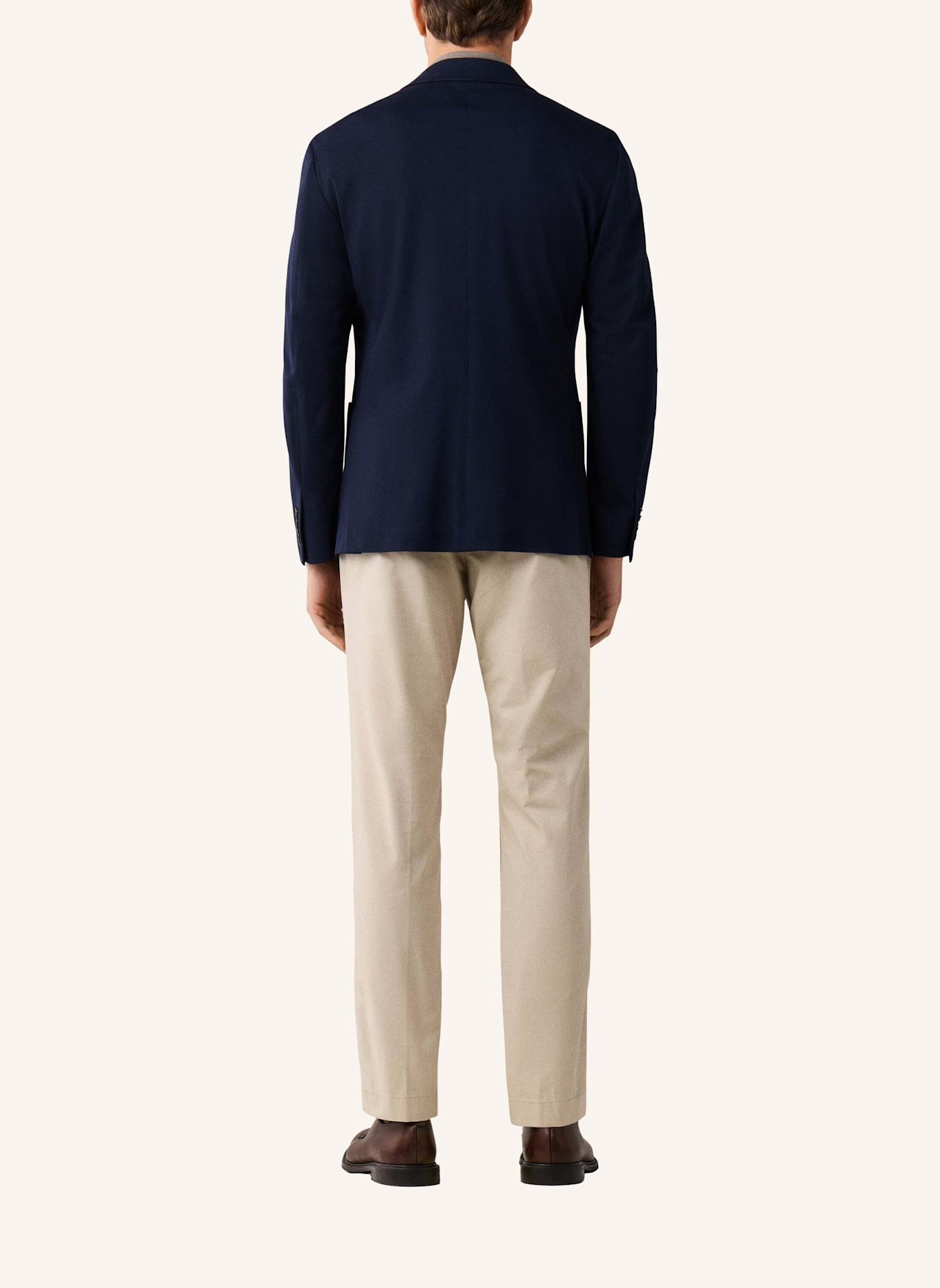 HACKETT LONDON Sakko TTVL JERSEY PIQUE: BLAU
