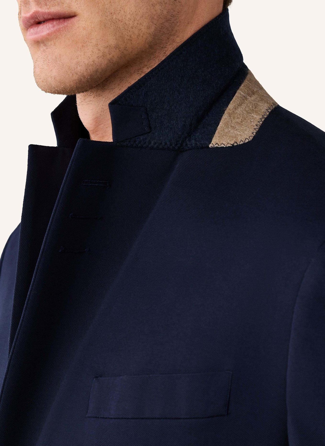 HACKETT LONDON Sakko TTVL JERSEY PIQUE: BLAU