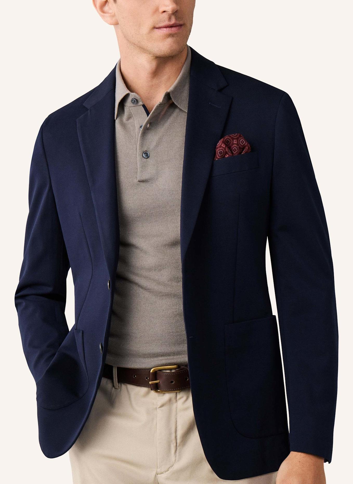 HACKETT LONDON Sakko TTVL JERSEY PIQUE: BLAU