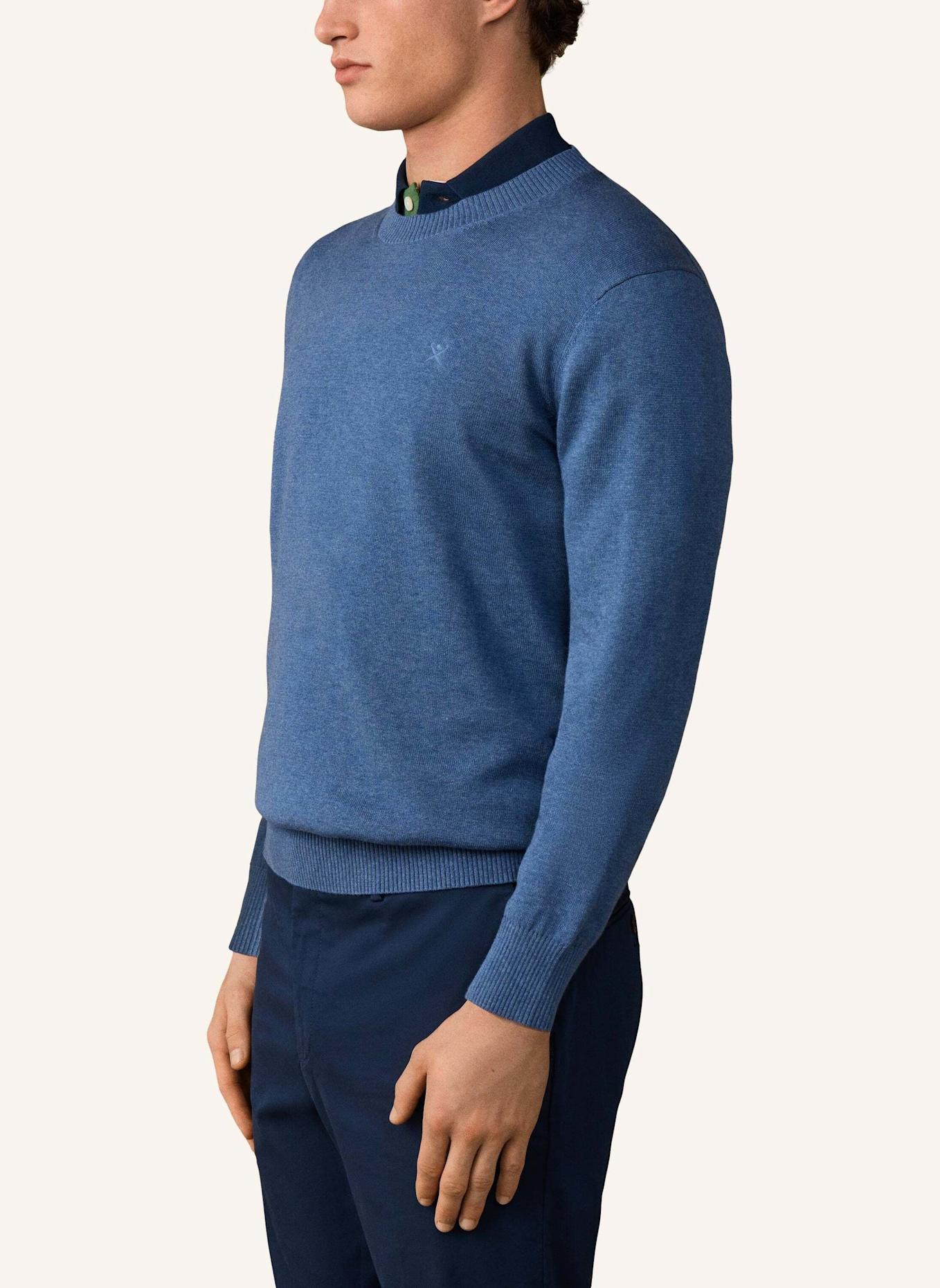 HACKETT LONDON Pullover ESS COTTON CREW: BLAU