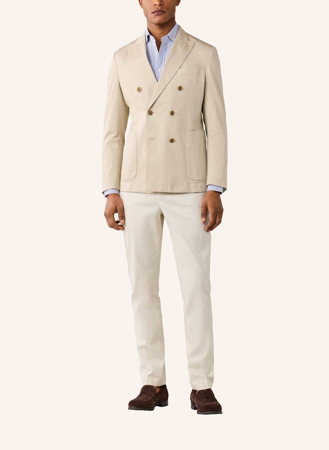 HACKETT LONDON Sakko GMW DB COTT STRCH CC: BEIGE