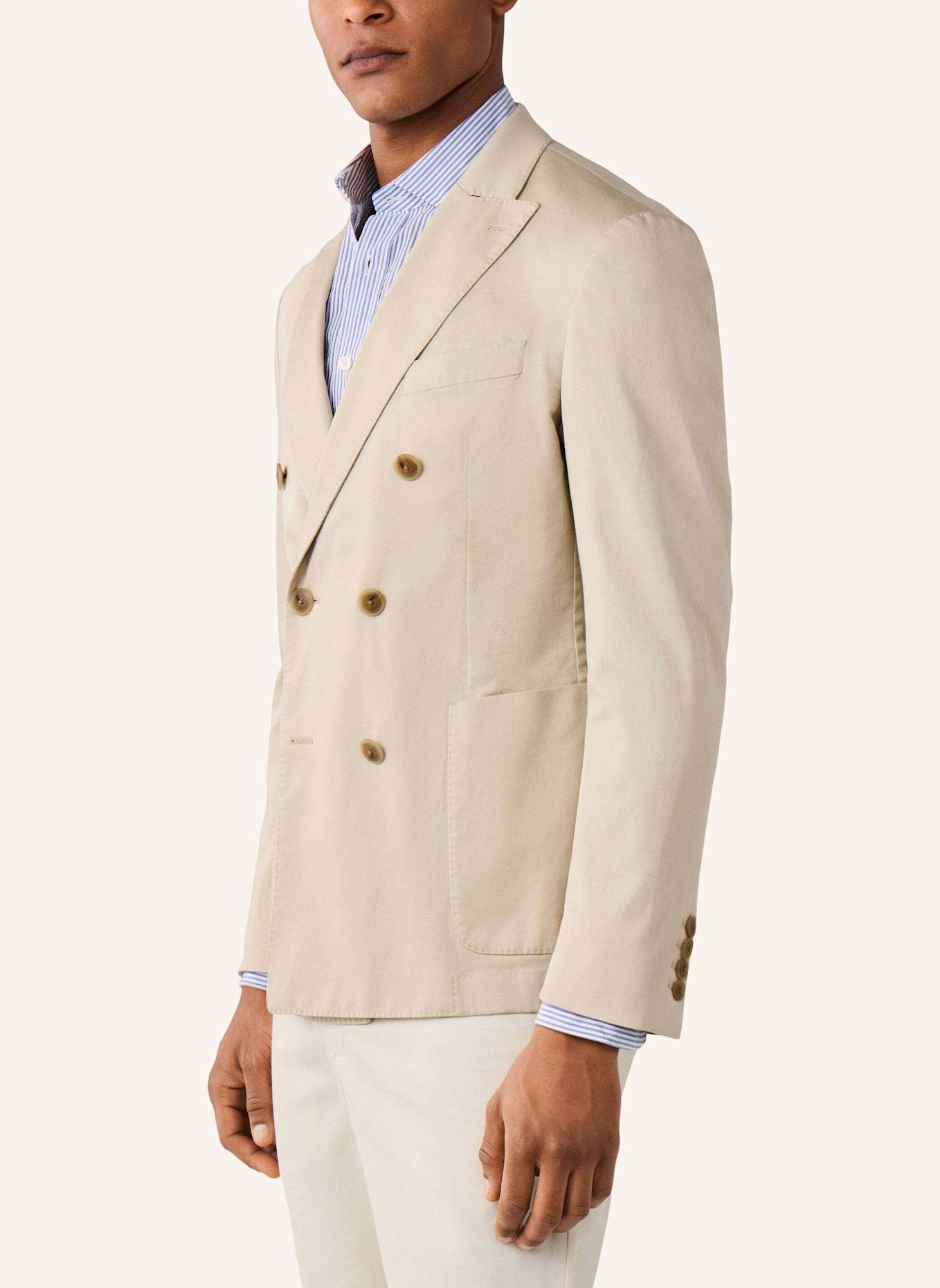 HACKETT LONDON Sakko GMW DB COTT STRCH CC: BEIGE
