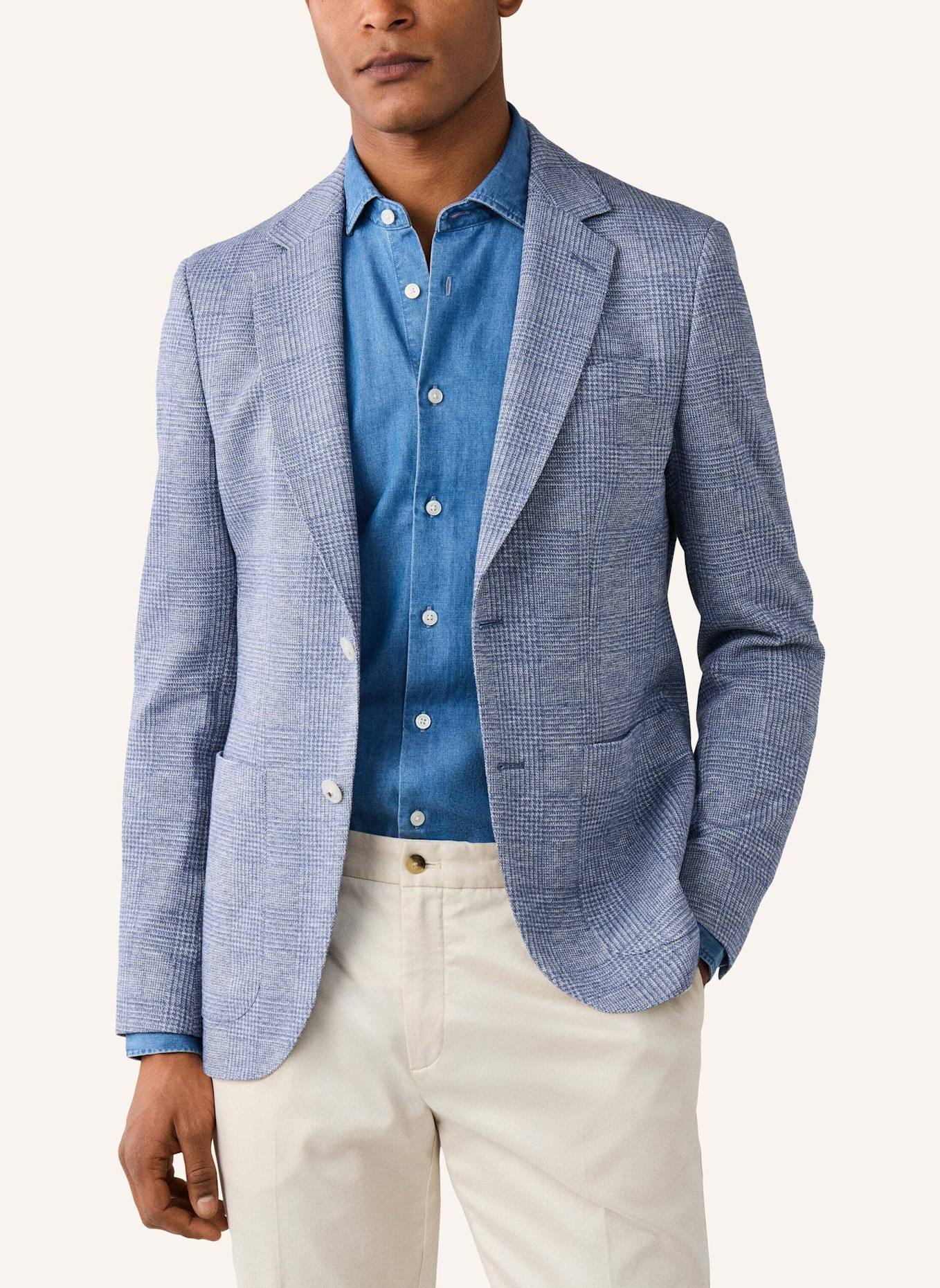 HACKETT LONDON Sakko JERSEY KNIT GCHK JKT: BLAU