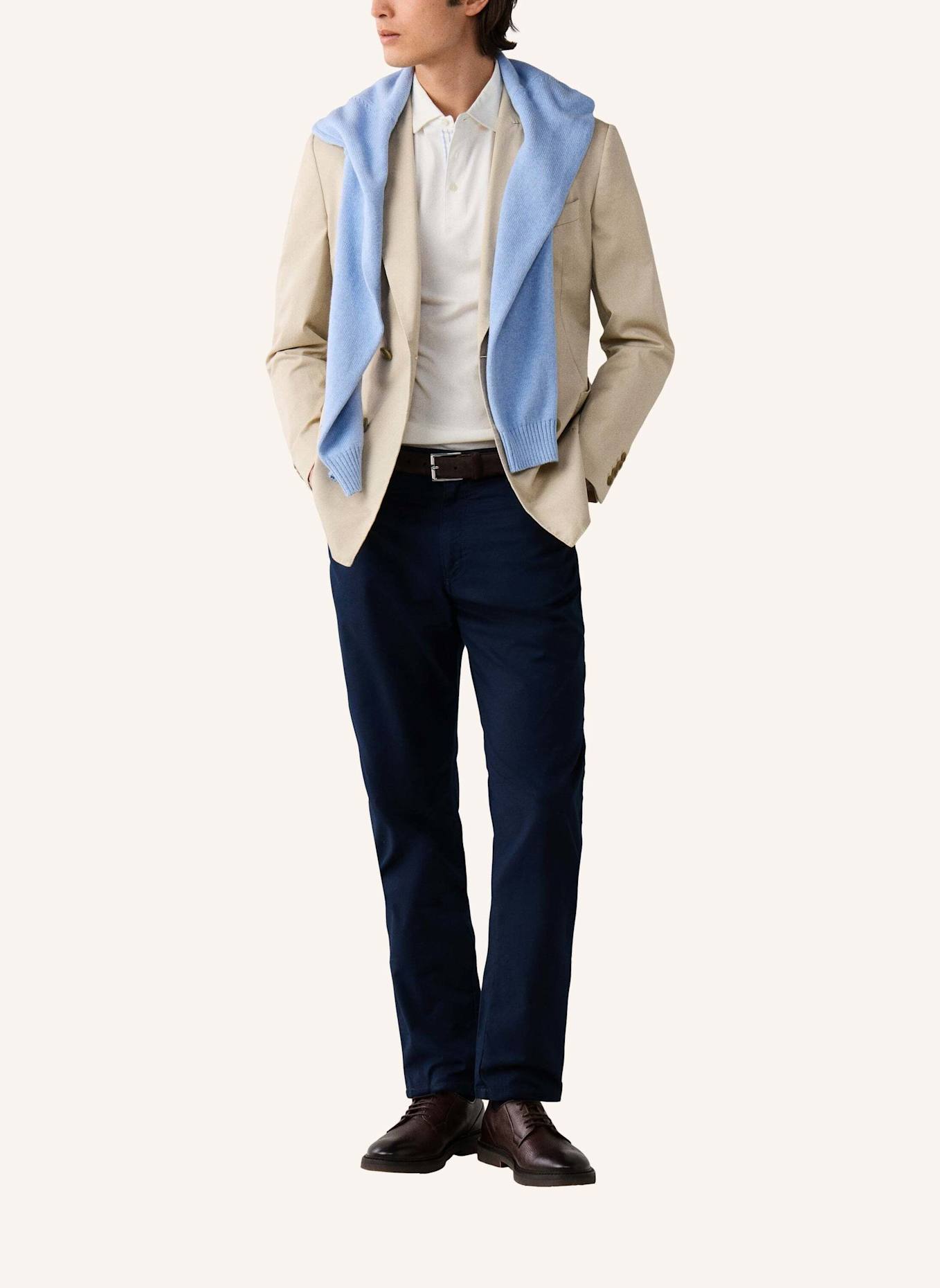 HACKETT LONDON Jogginghose CANVAS TEXTURE 5PKT: BLAU