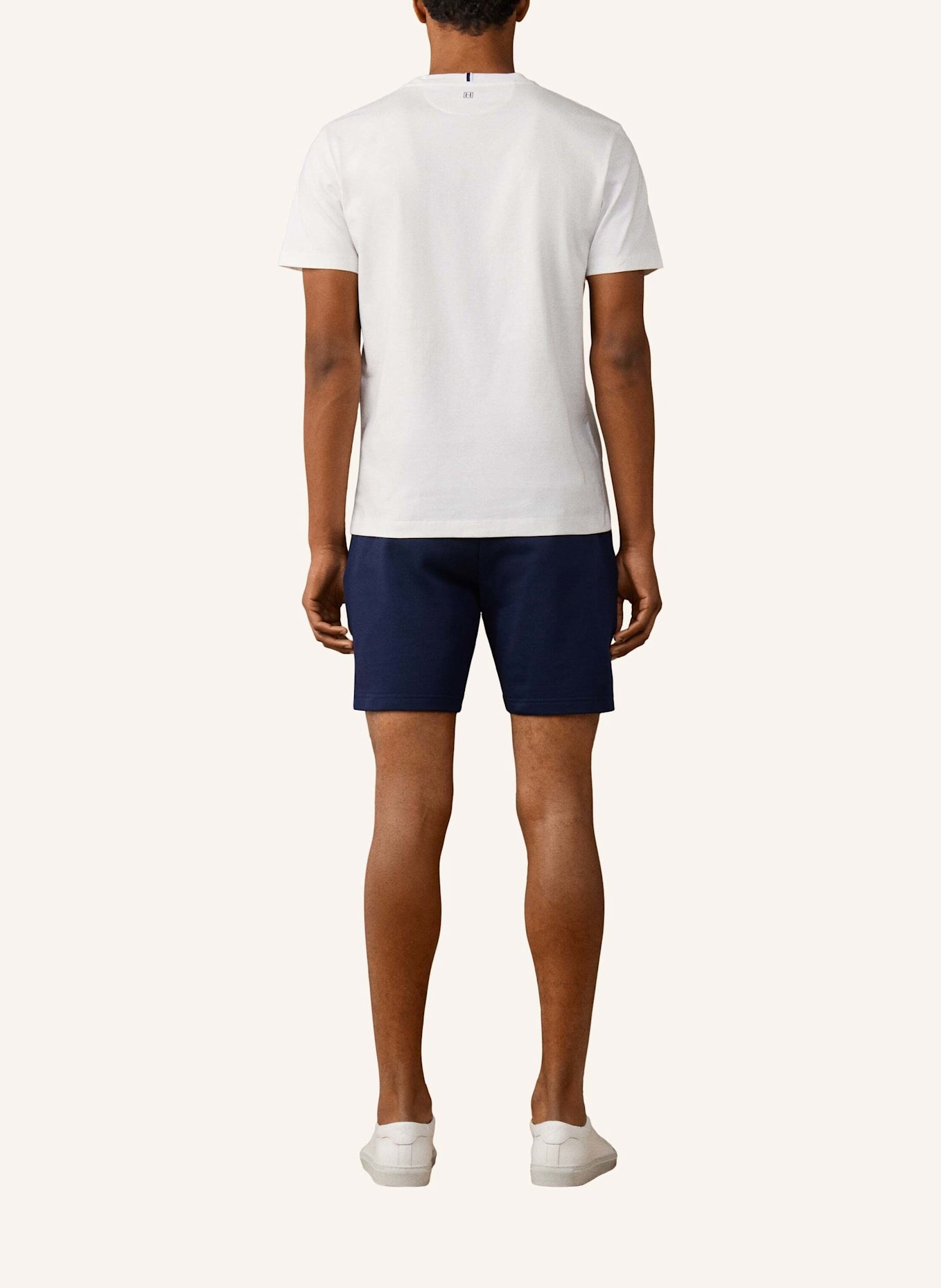 HACKETT LONDON T-Shirt HERITAGE H TEE: CREME