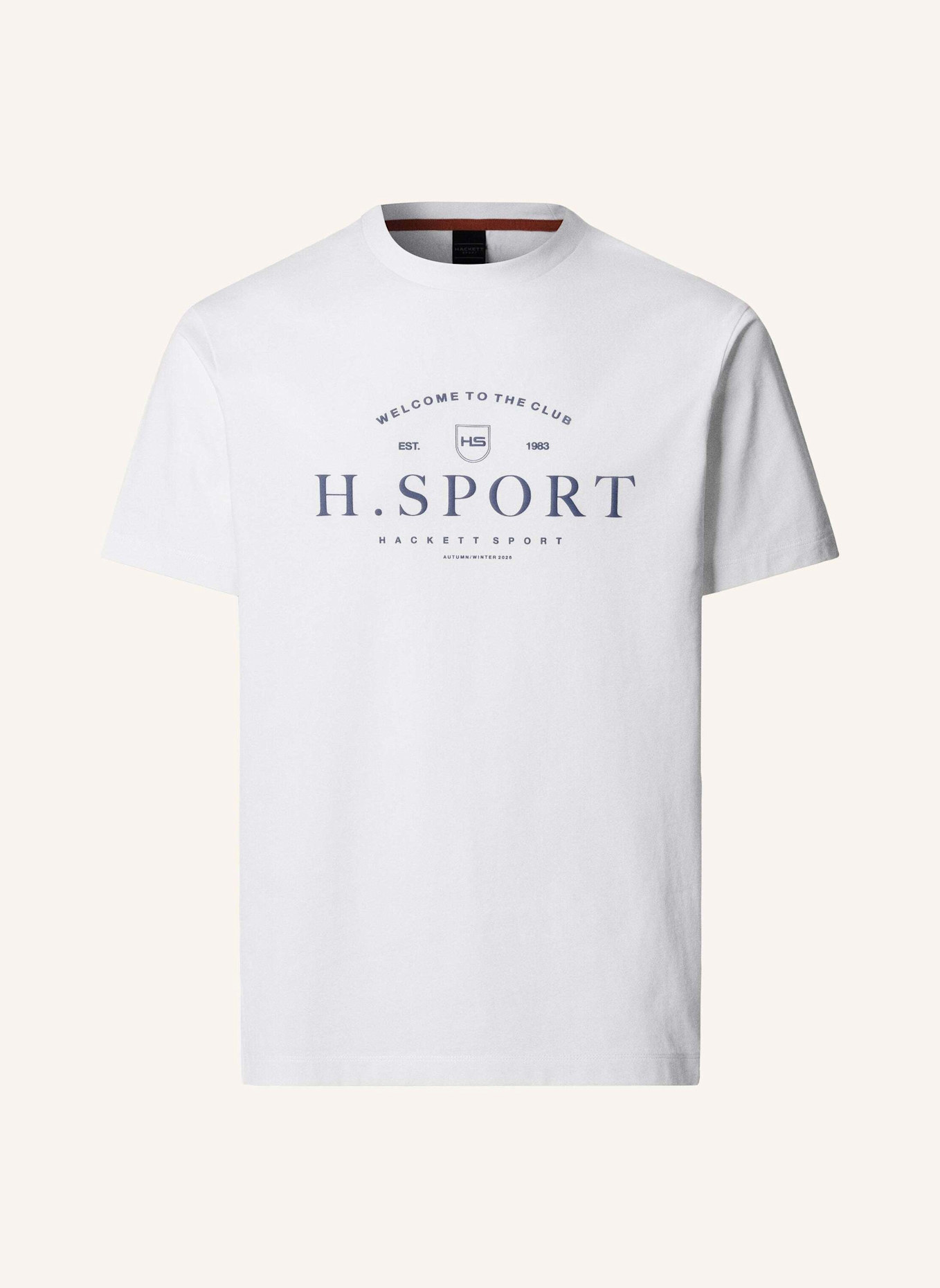 HACKETT LONDON T-Shirt HS SCRIPT TEE: WEISS